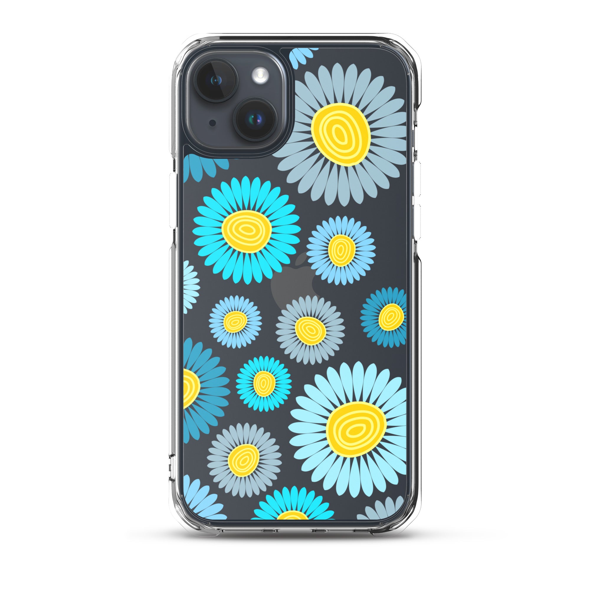 Clear Case for iPhone®- Floral Daisy Design 02