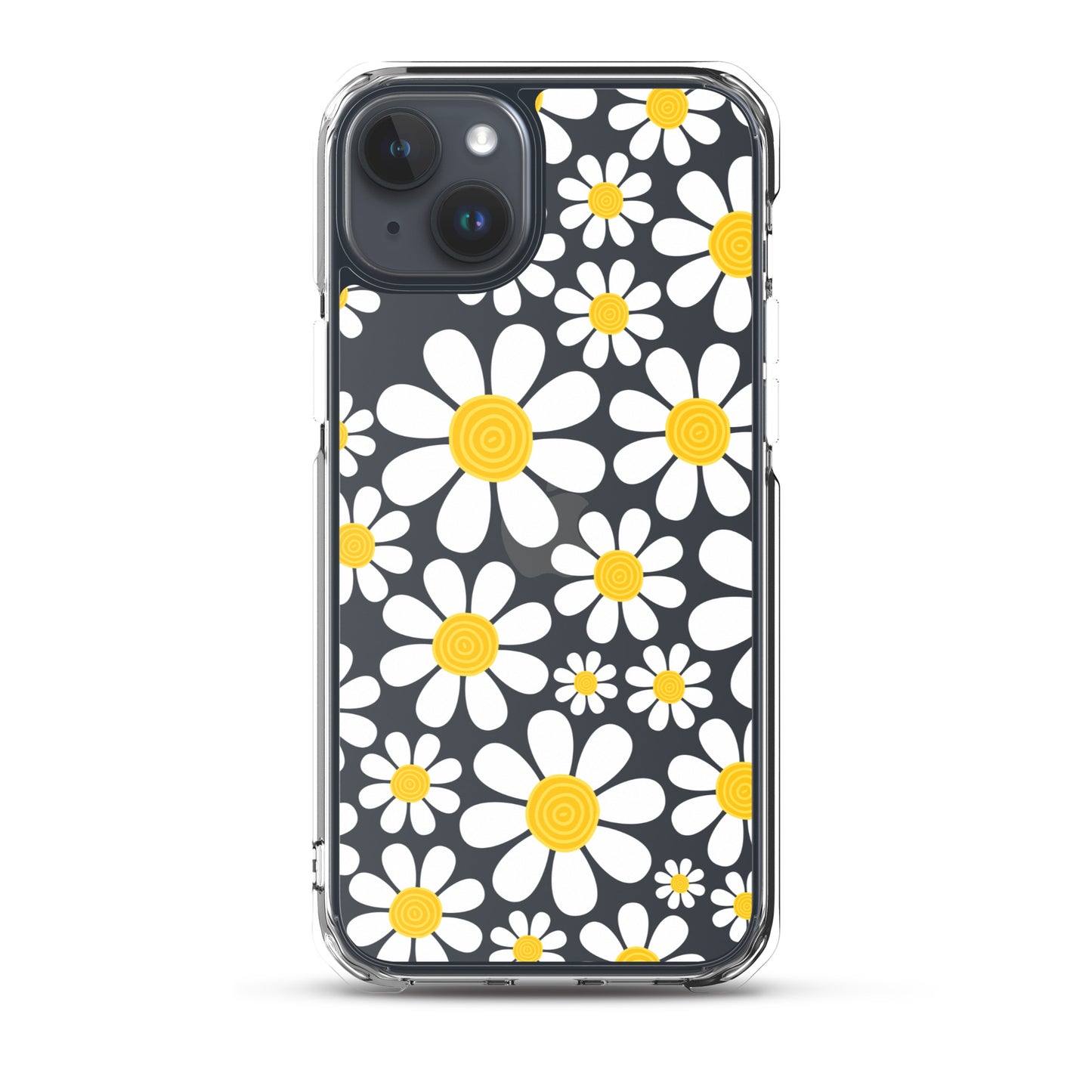 Clear Case for iPhone®- Floral Daisy Design III