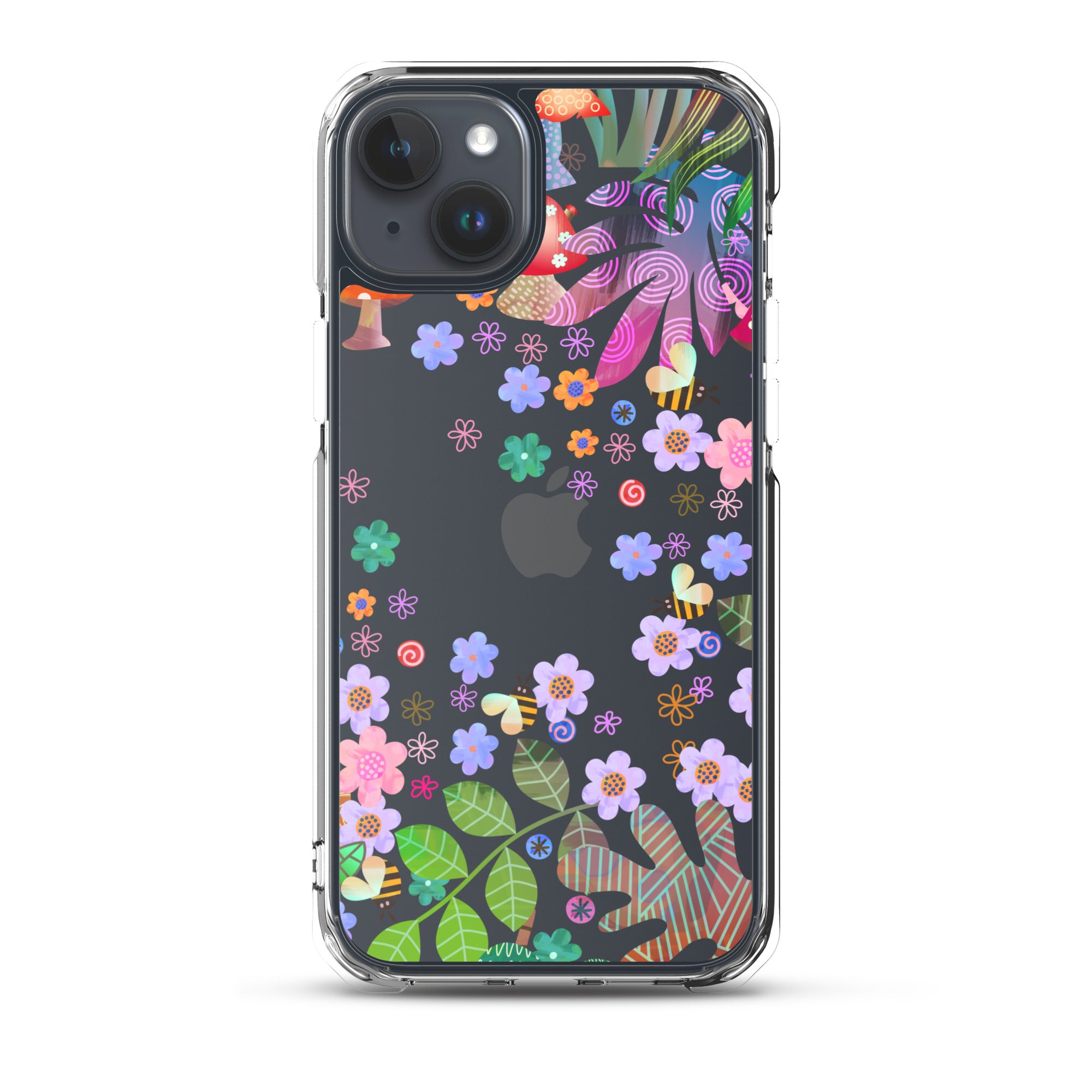 Clear Case for iPhone®- Enchanted Forest Design V