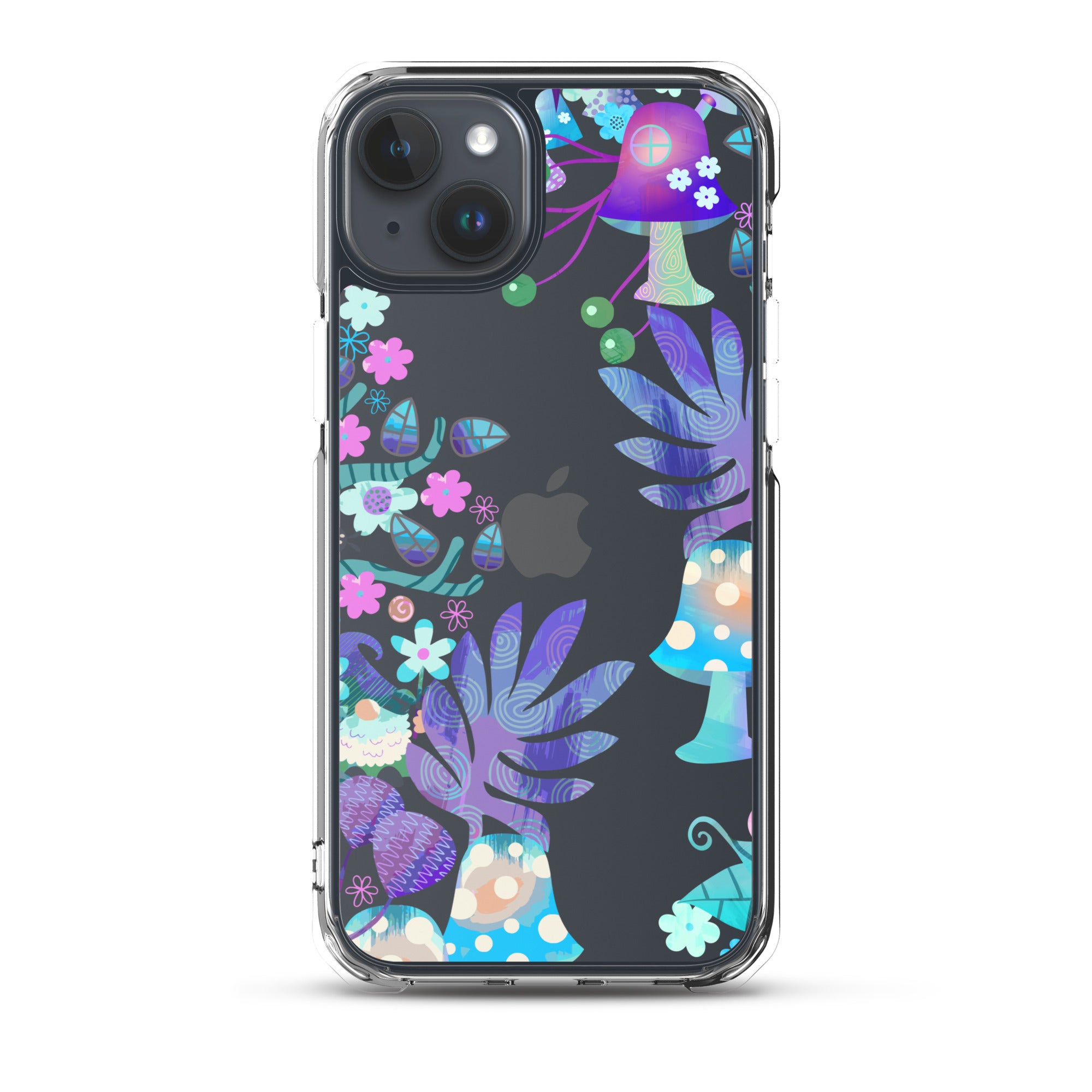 Clear Case for iPhone®- Enchanted Forest Design IV