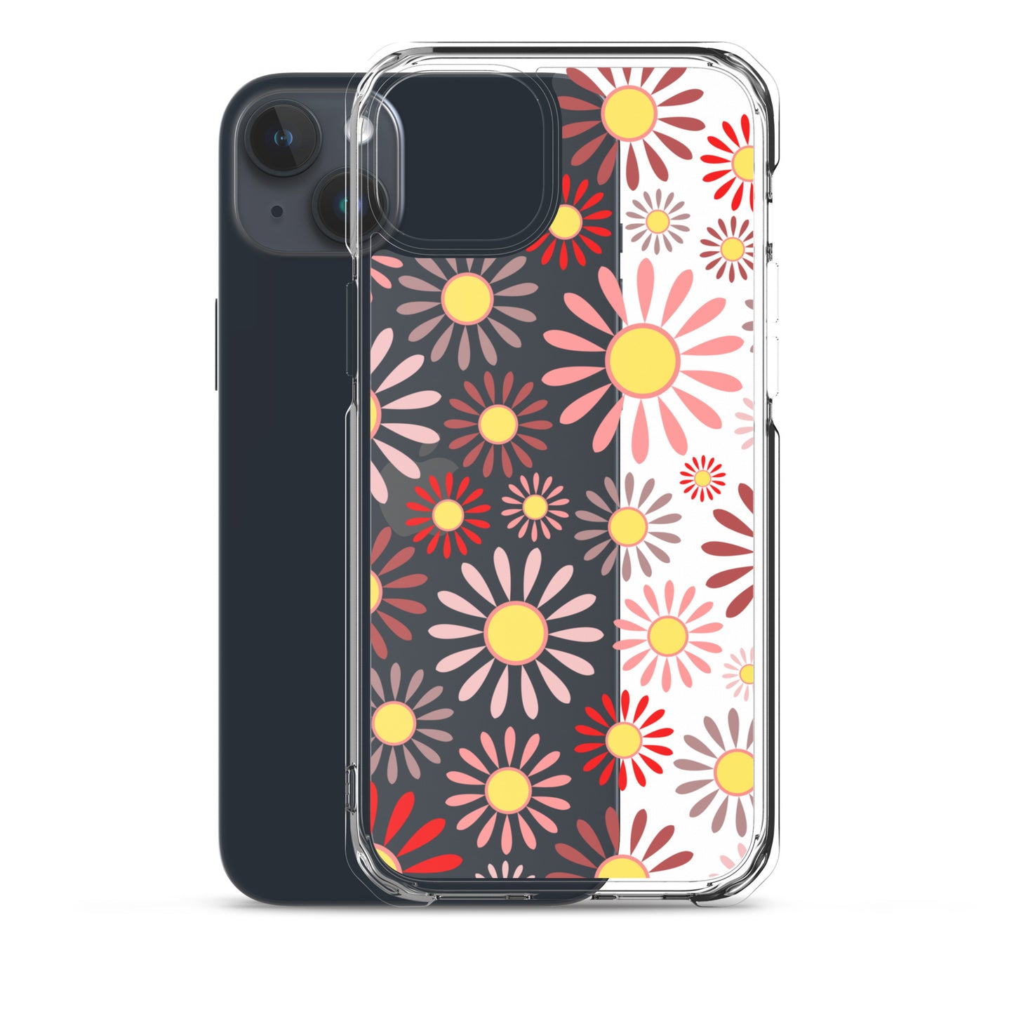 Clear Case for iPhone®- Floral Daisy Design IV