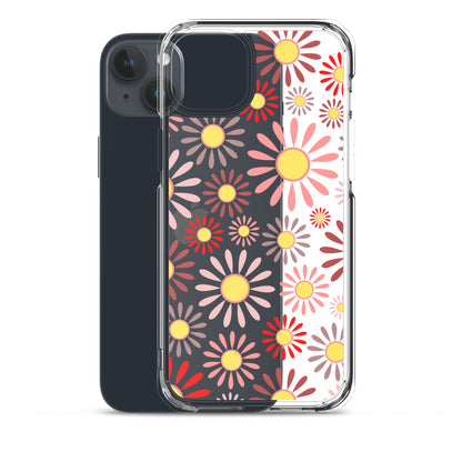 Clear Case for iPhone®- Floral Daisy Design IV