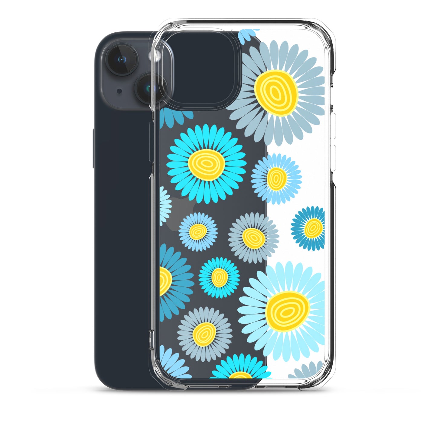 Clear Case for iPhone®- Floral Daisy Design II