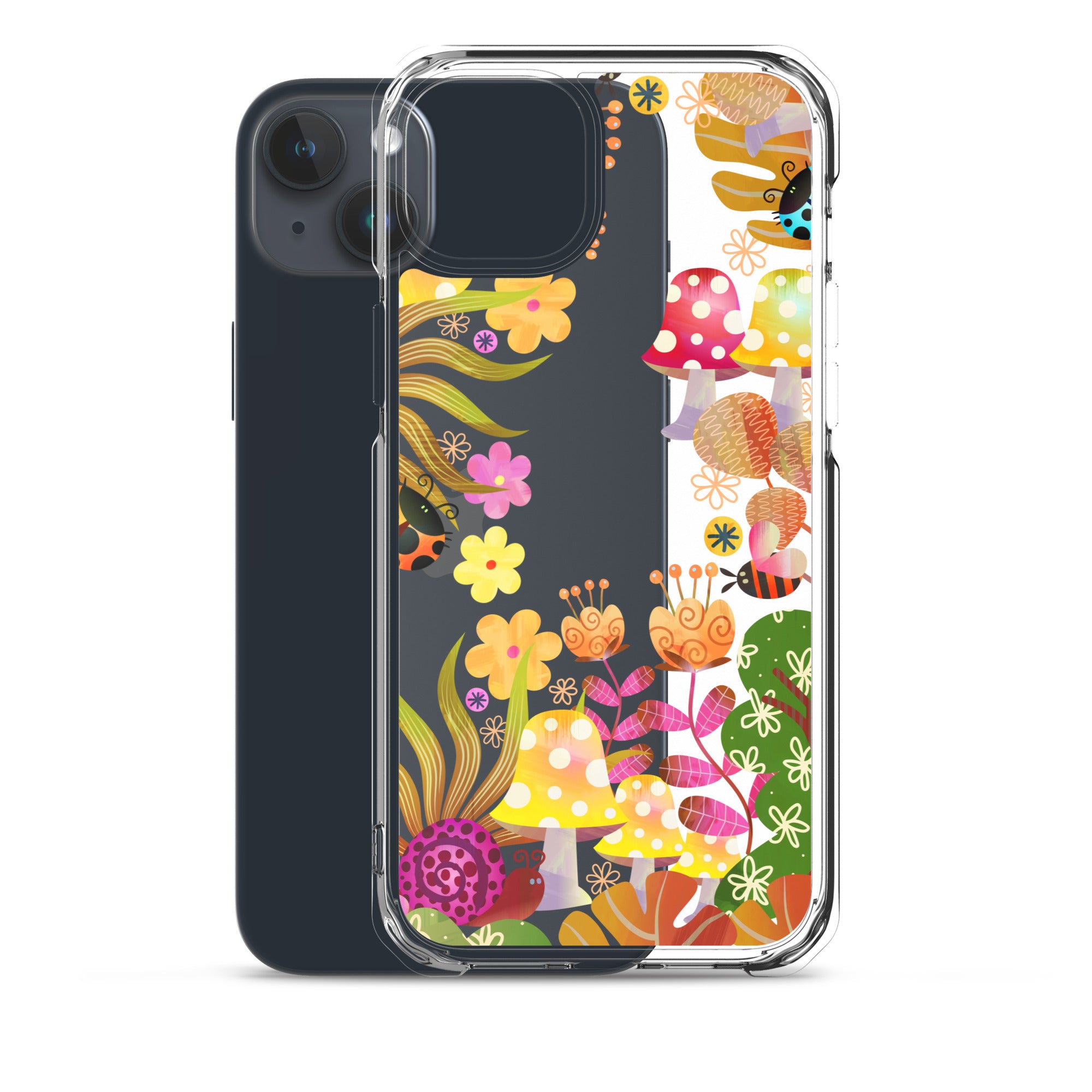 Clear Case for iPhone®- Enchanted Forest Design 06