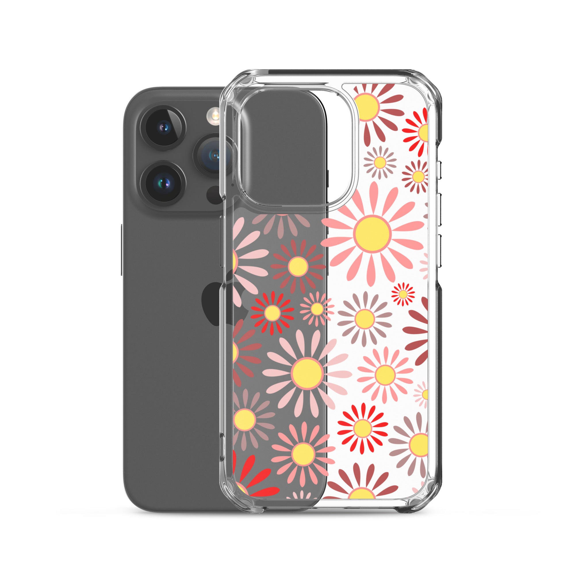 Clear Case for iPhone®- Floral Daisy Design IV