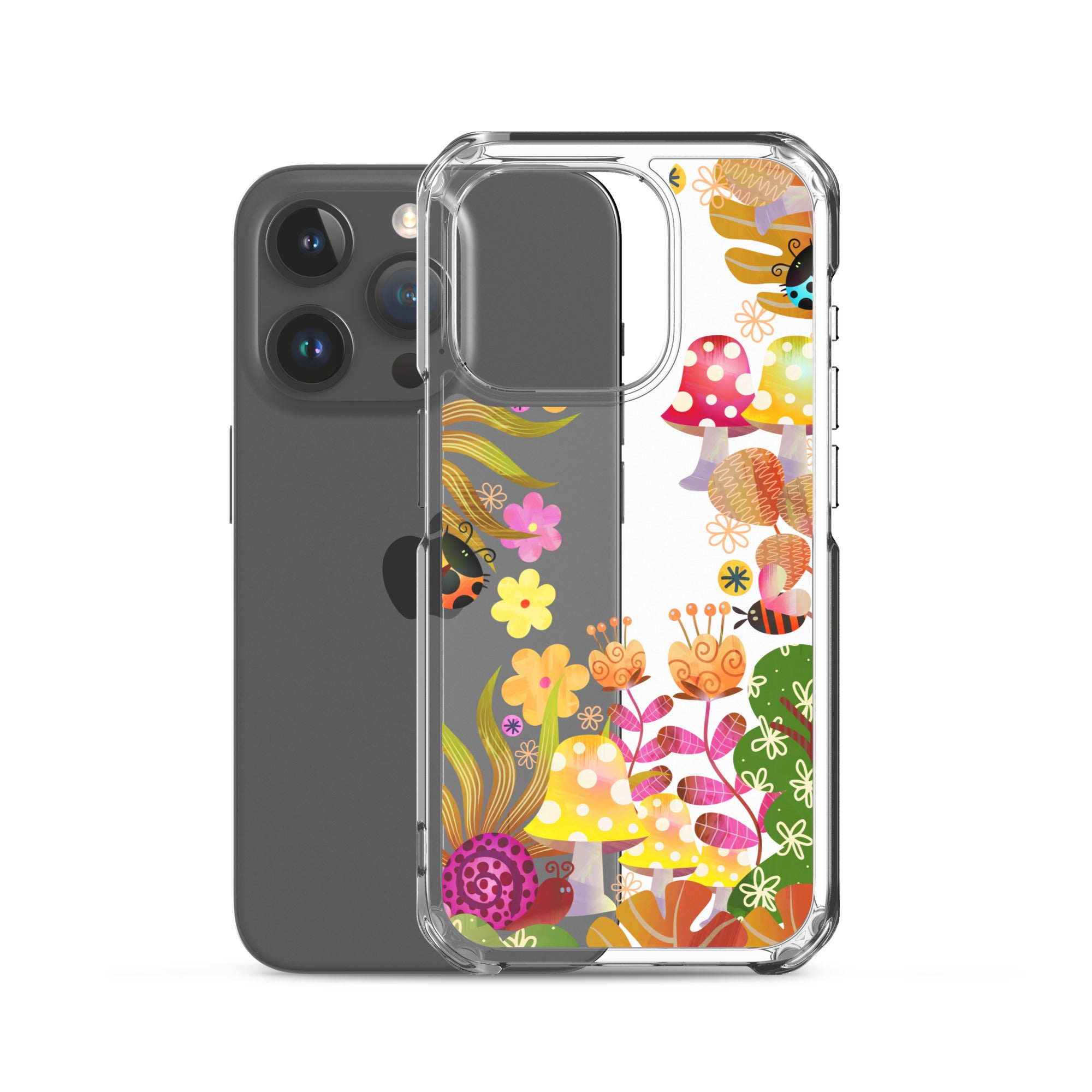 Clear Case for iPhone®- Enchanted Forest Design VI