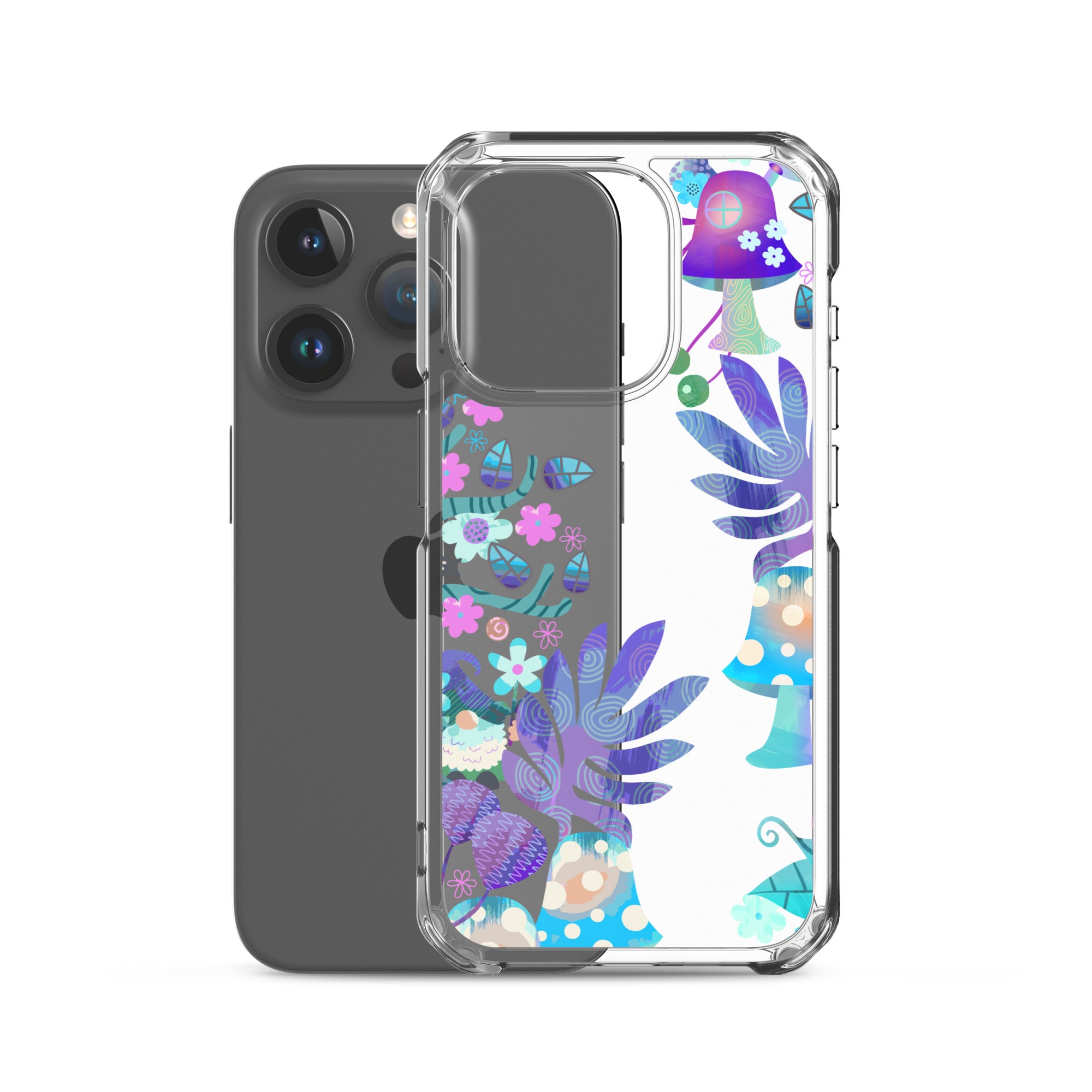 Clear Case for iPhone®- Enchanted Forest Design 04