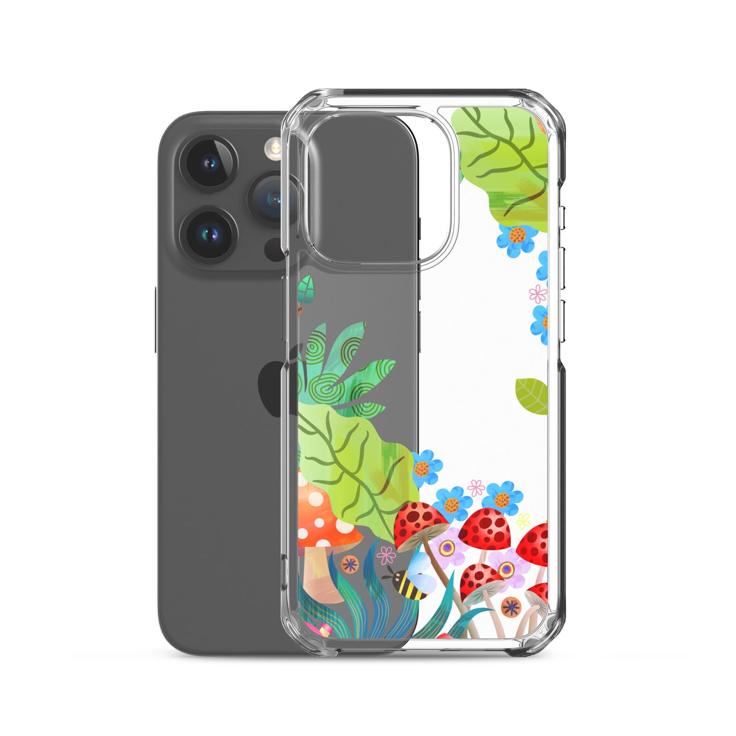 Clear Case for iPhone®- Enchanted Forest Design II