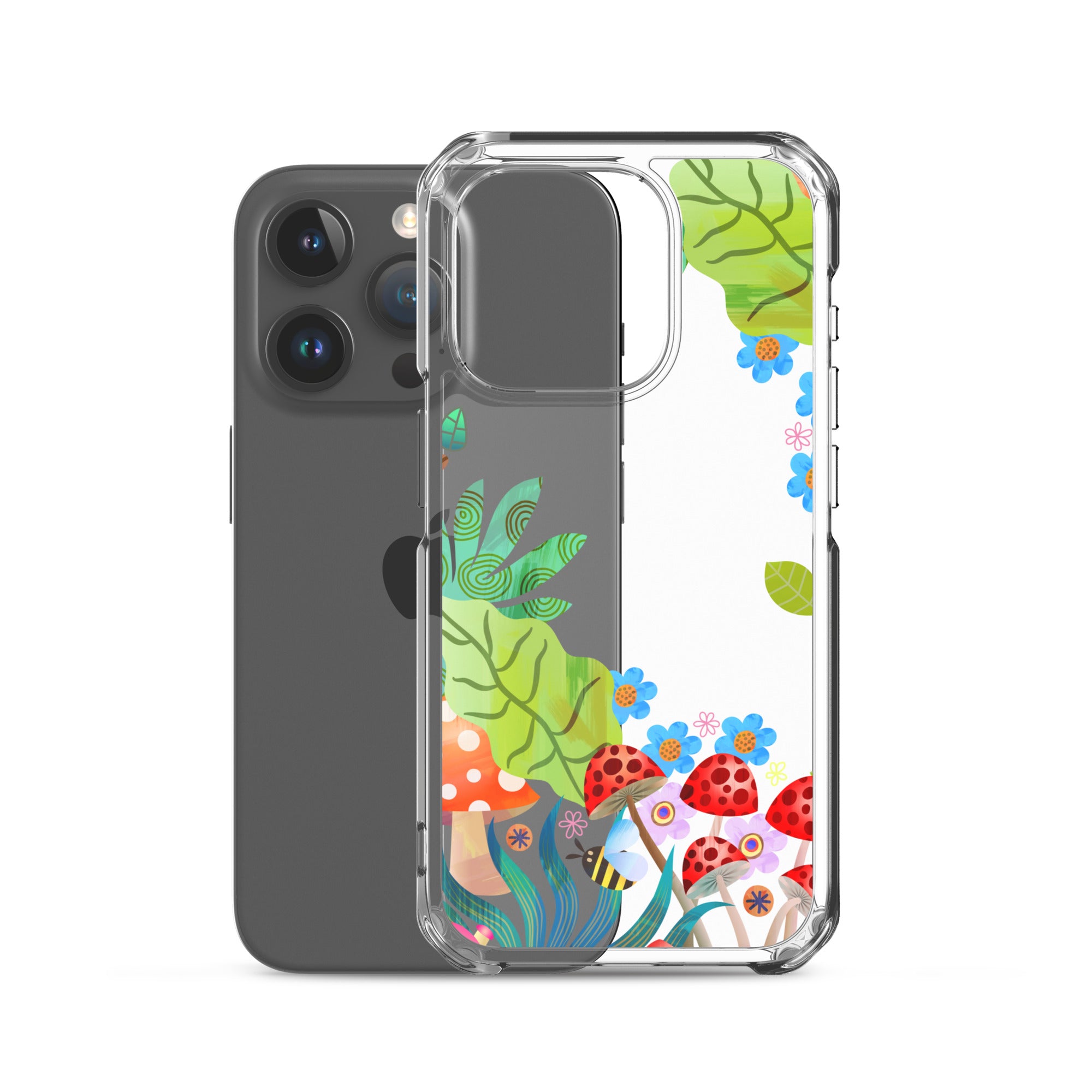 Clear Case for iPhone®- Enchanted Forest Design II