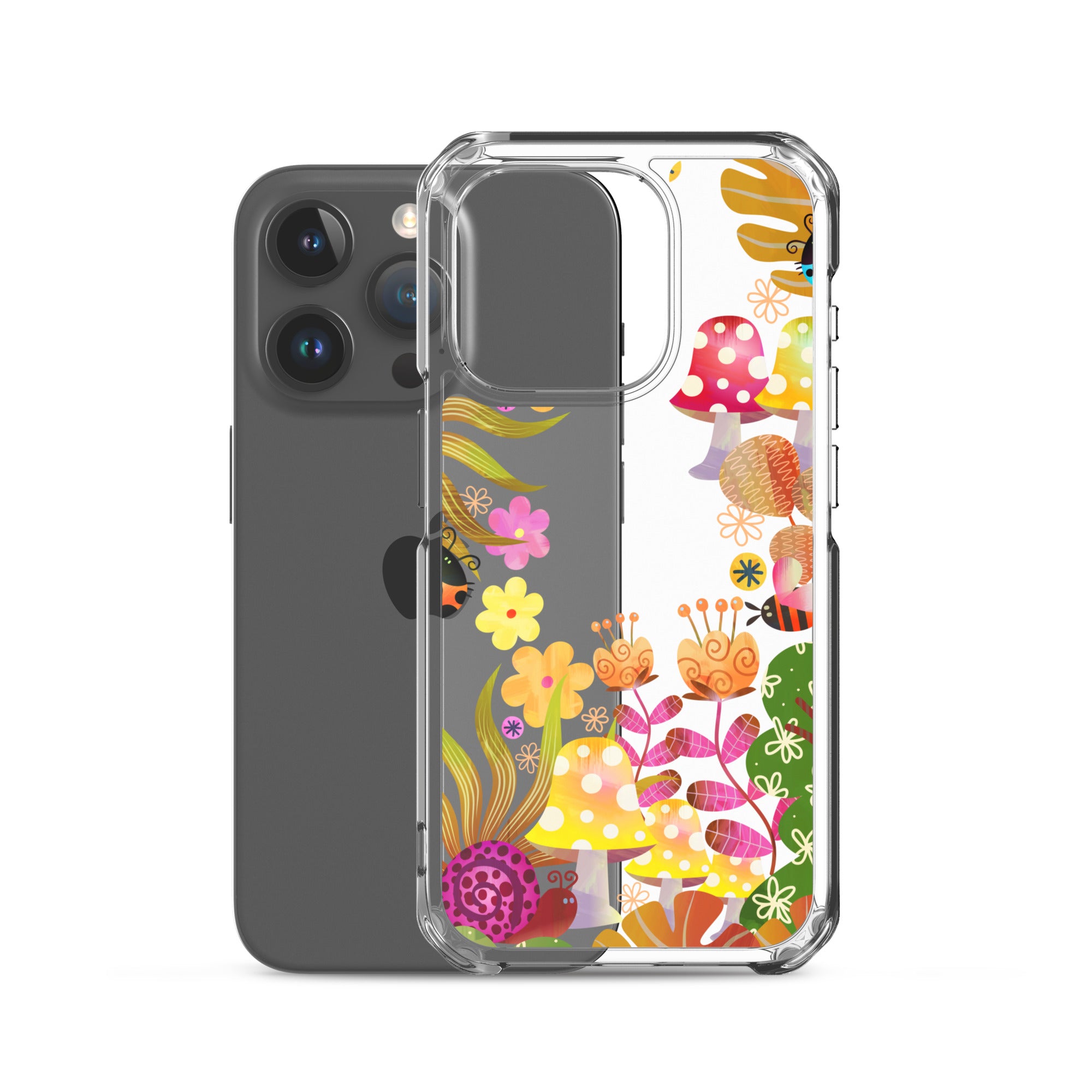 Clear Case for iPhone®- Enchanted Forest Design I