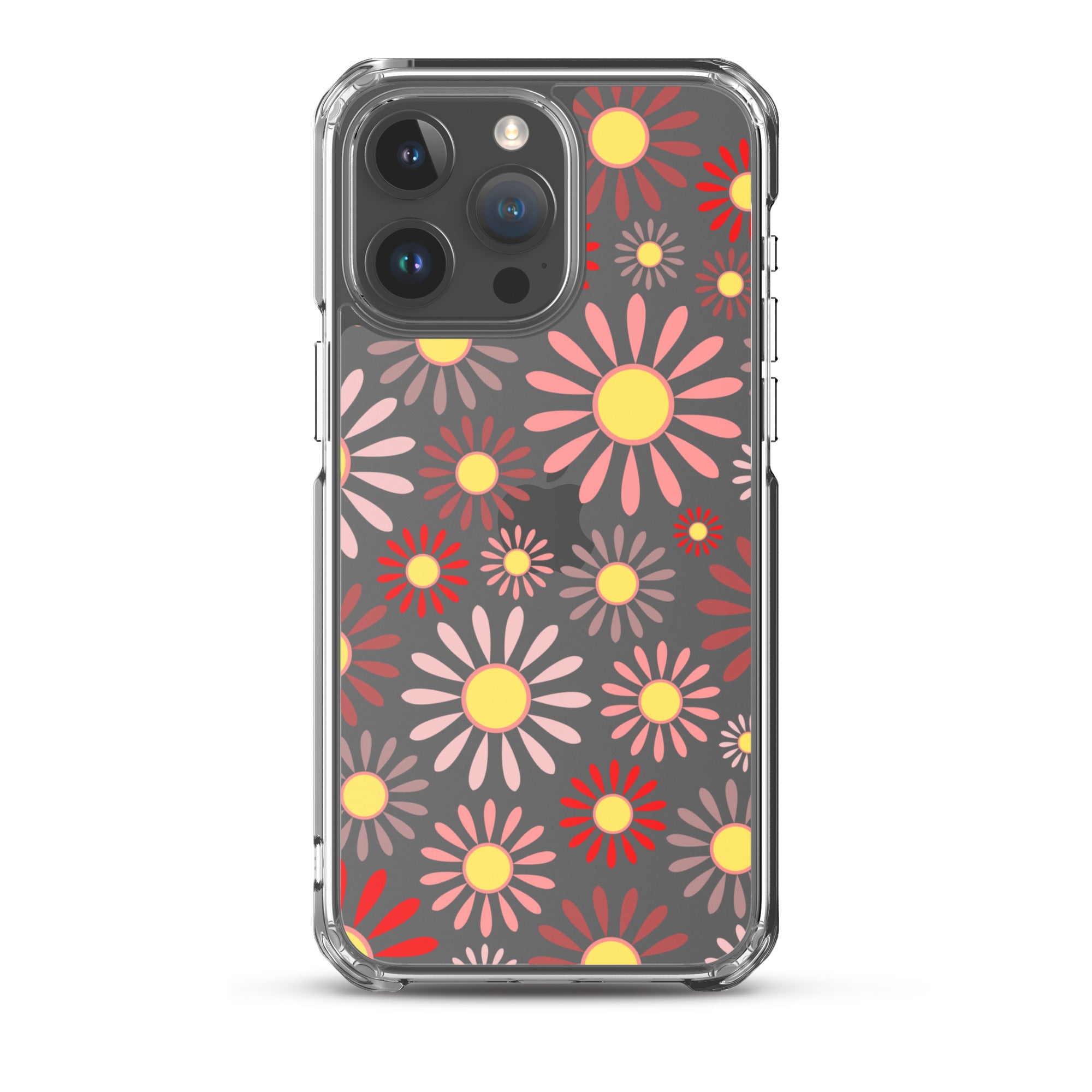 Clear Case for iPhone®- Floral Daisy Design 04