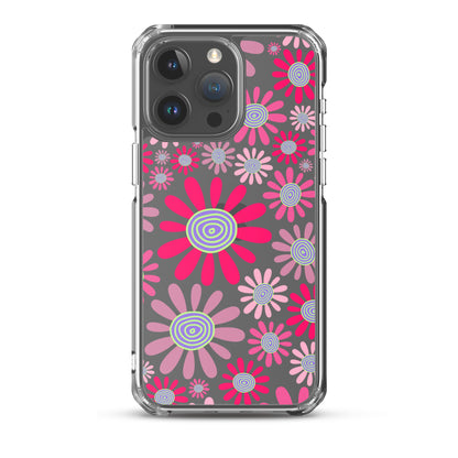 Clear Case for iPhone®- Floral Daisy Design I