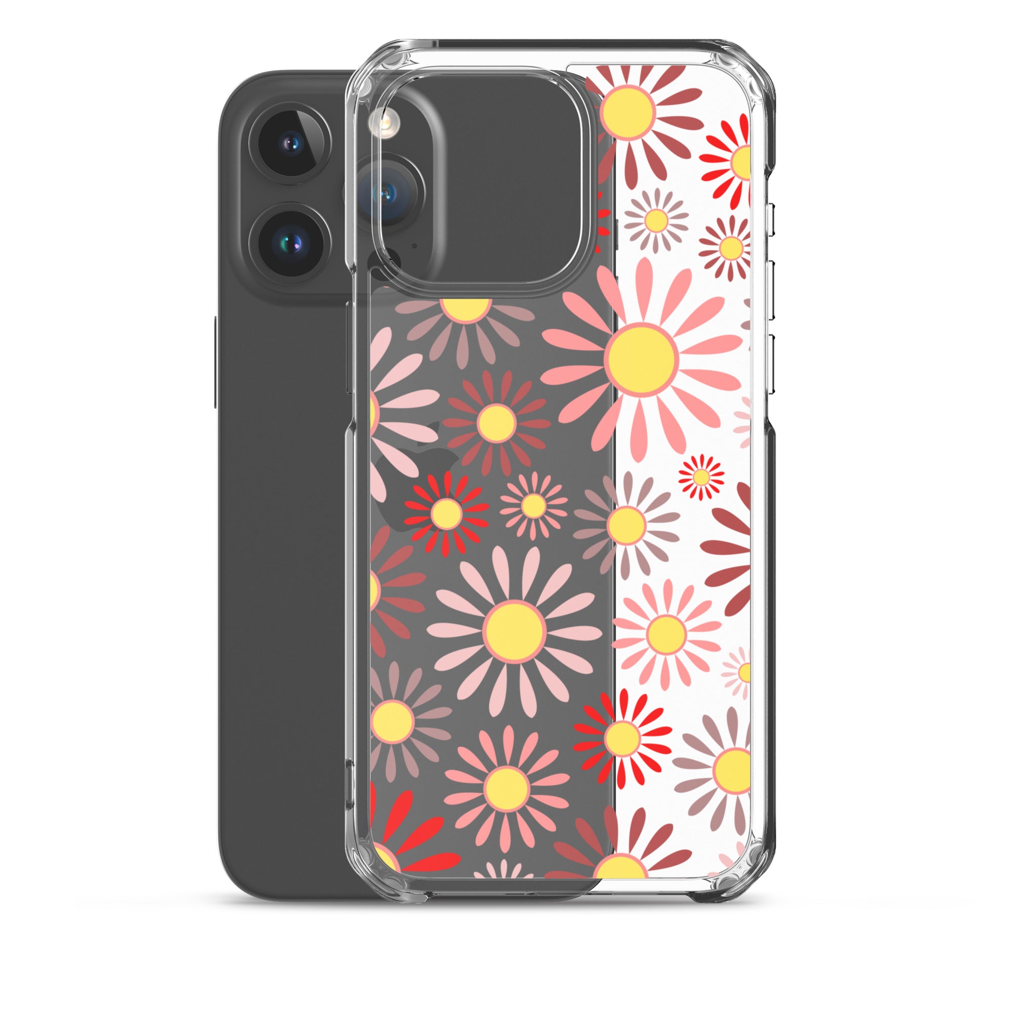 Clear Case for iPhone®- Floral Daisy Design 04