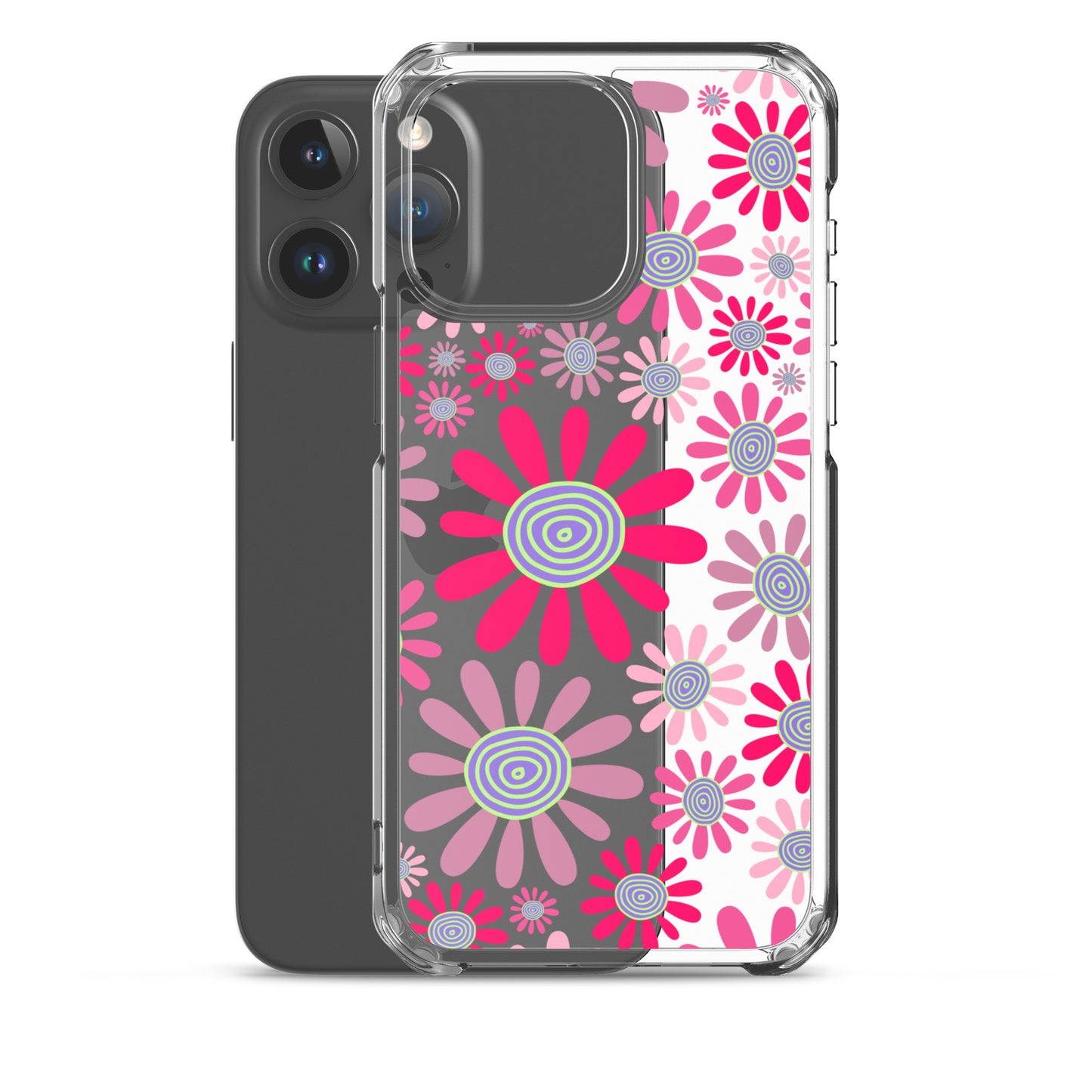 Clear Case for iPhone®- Floral Daisy Design I