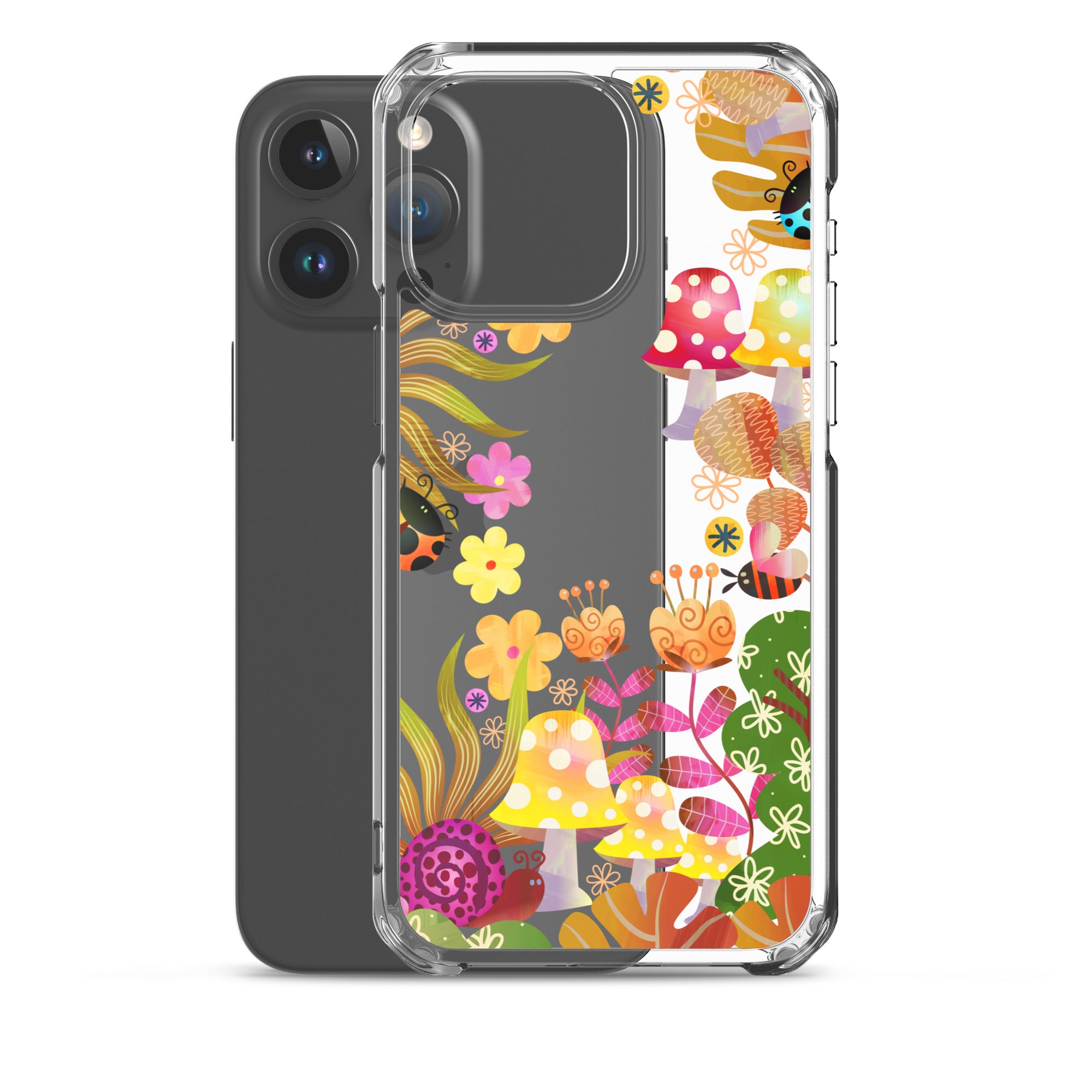 Clear Case for iPhone®- Enchanted Forest Design VI