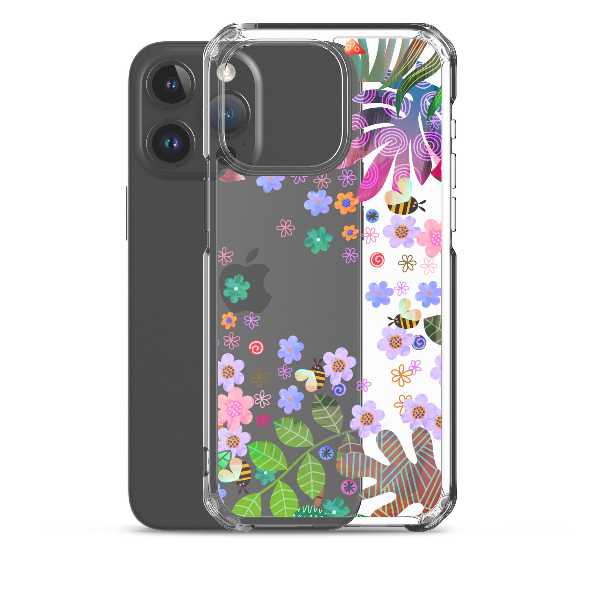 Clear Case for iPhone®- Enchanted Forest Design V