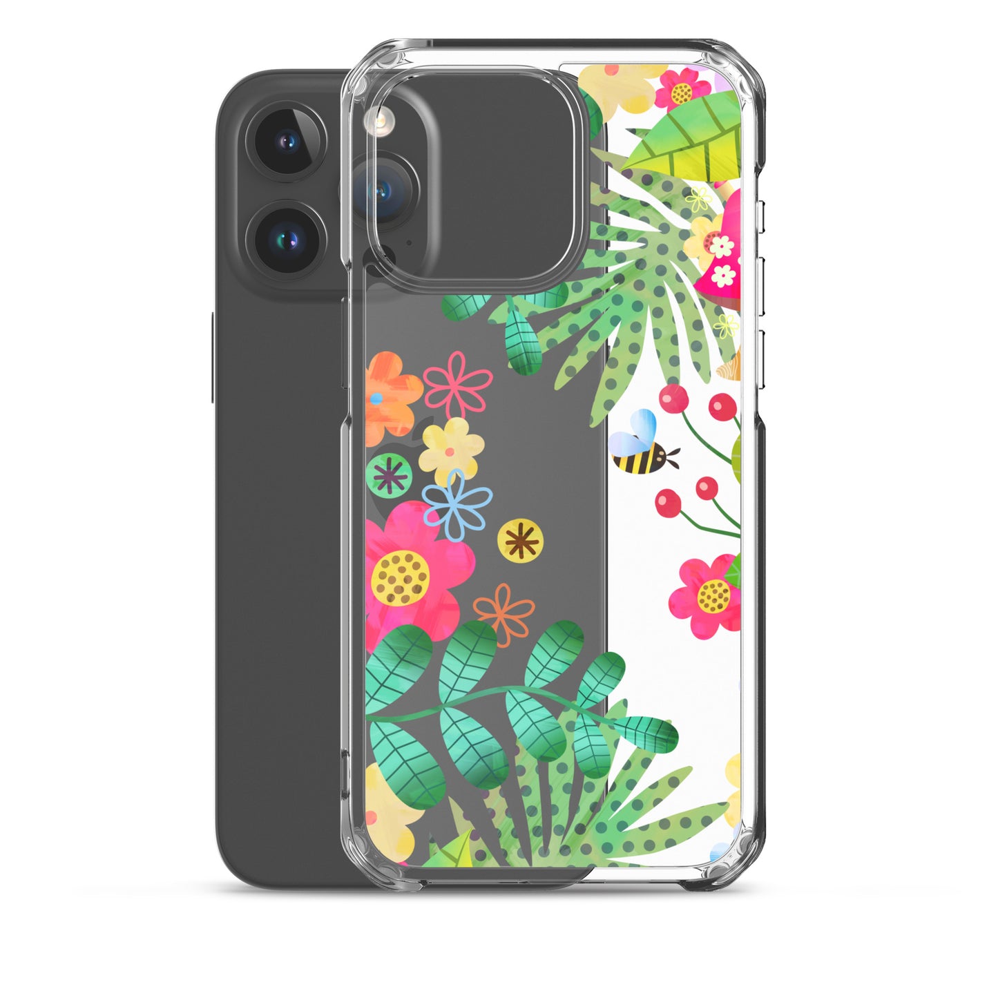 Clear Case for iPhone®- Enchanted Forest Design III