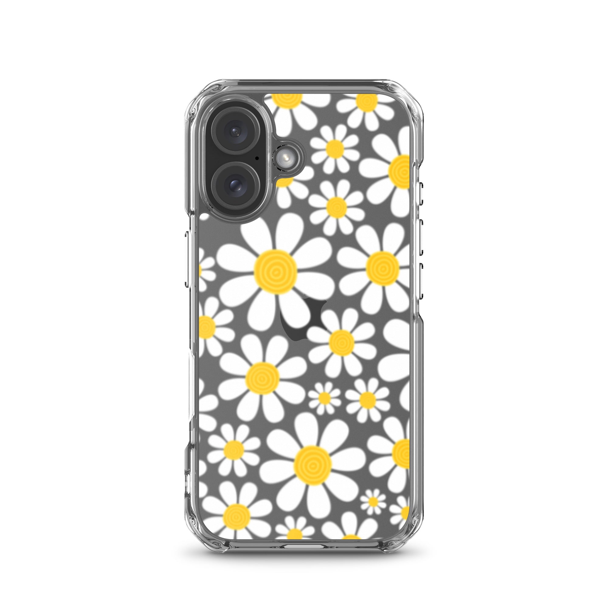 Clear Case for iPhone®- Floral Daisy Design III