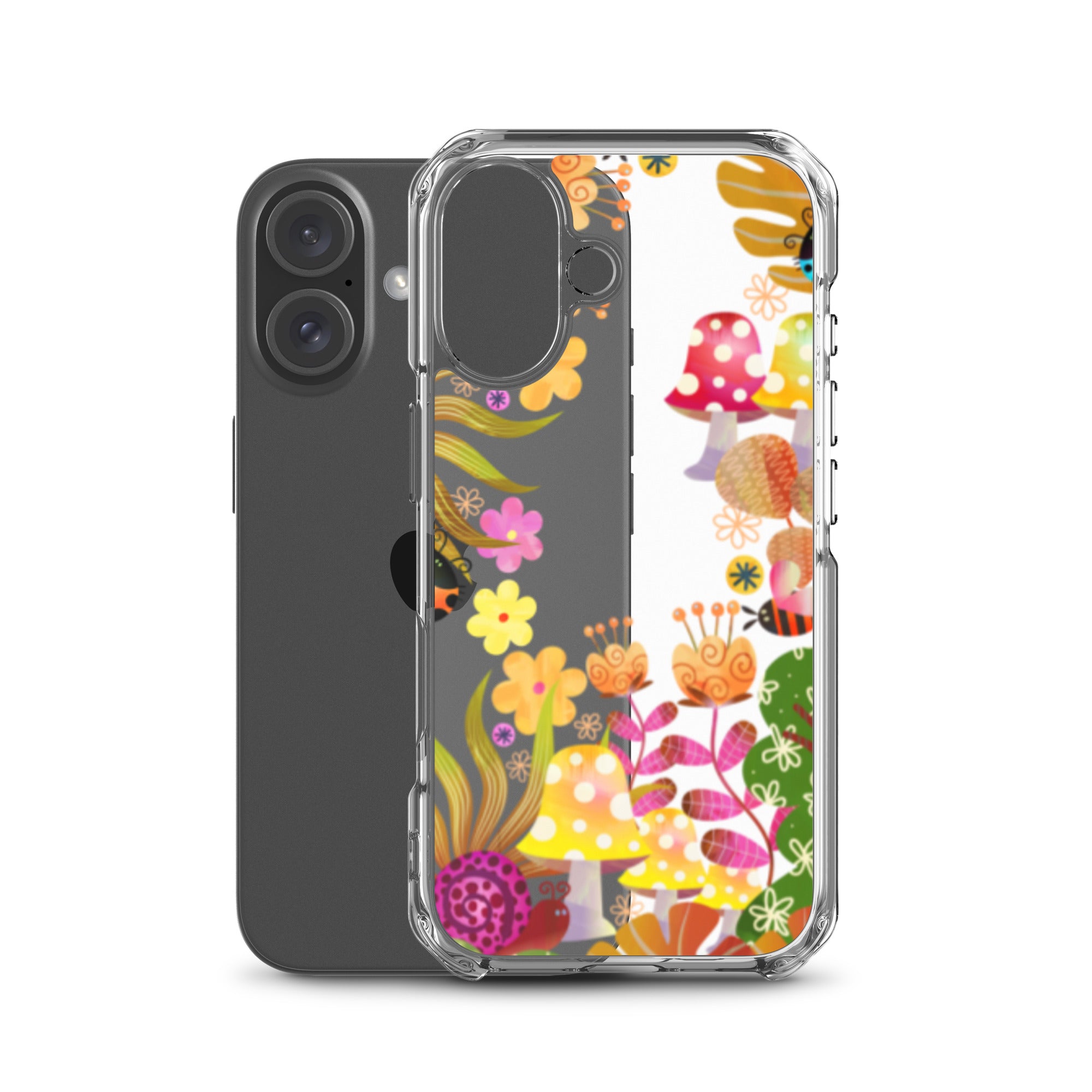 Clear Case for iPhone®- Enchanted Forest Design I