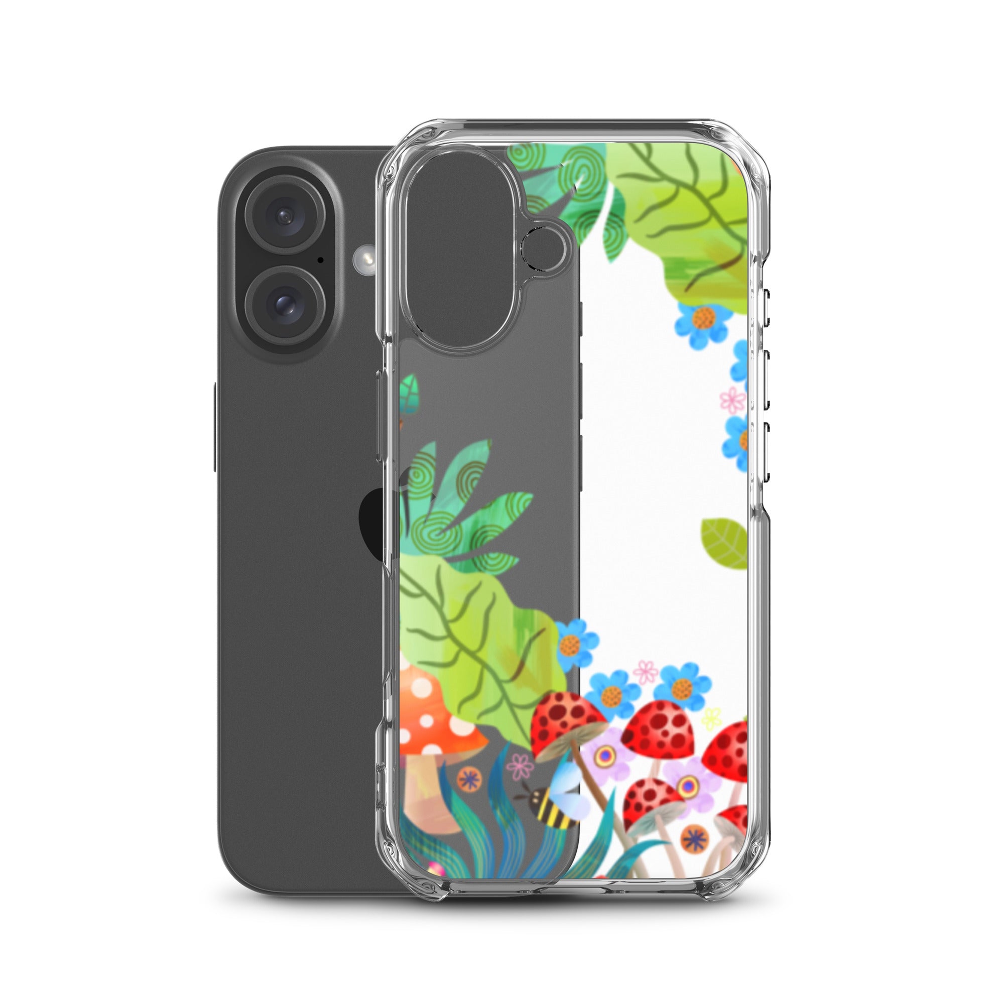 Clear Case for iPhone®- Enchanted Forest Design II