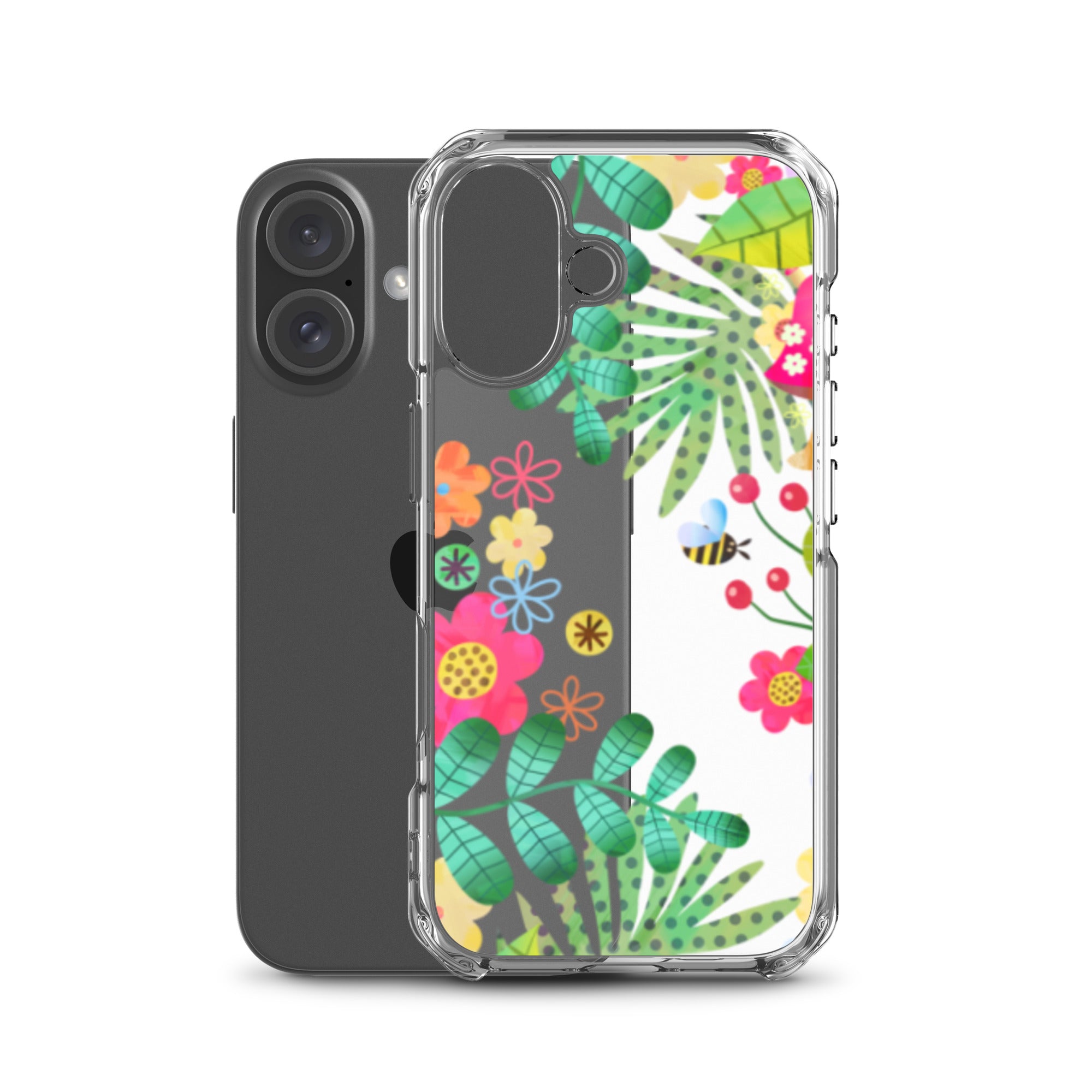 Clear Case for iPhone®- Enchanted Forest Design III