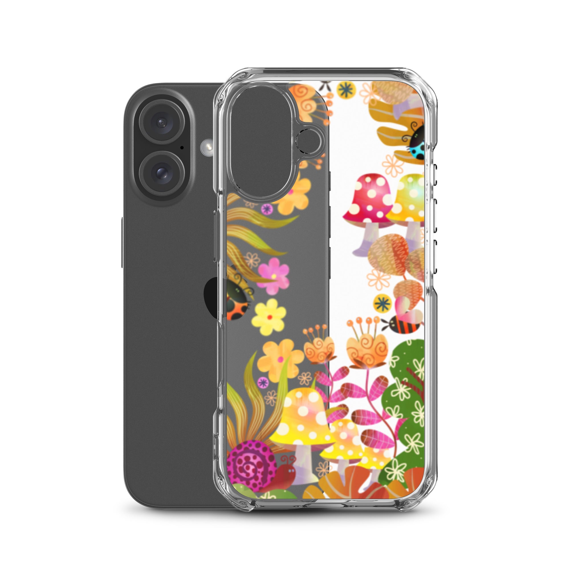 Clear Case for iPhone®- Enchanted Forest Design VI