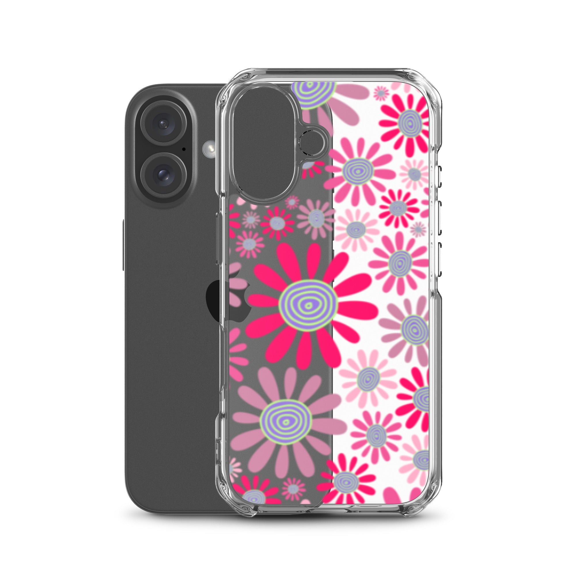 Clear Case for iPhone®- Floral Daisy Design I