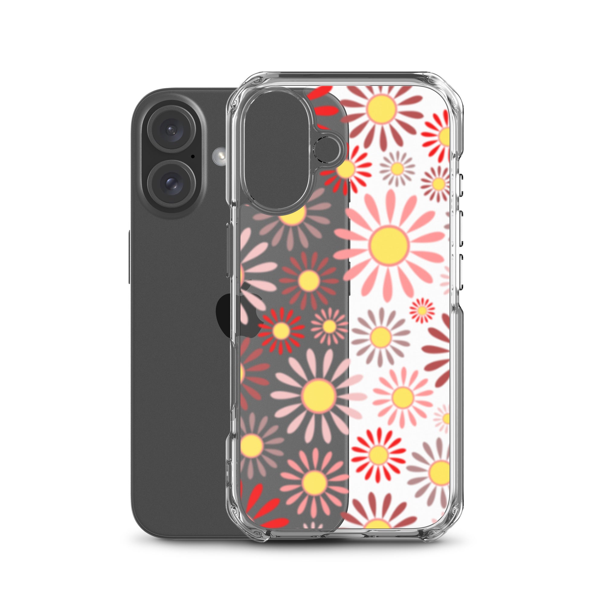 Clear Case for iPhone®- Floral Daisy Design IV