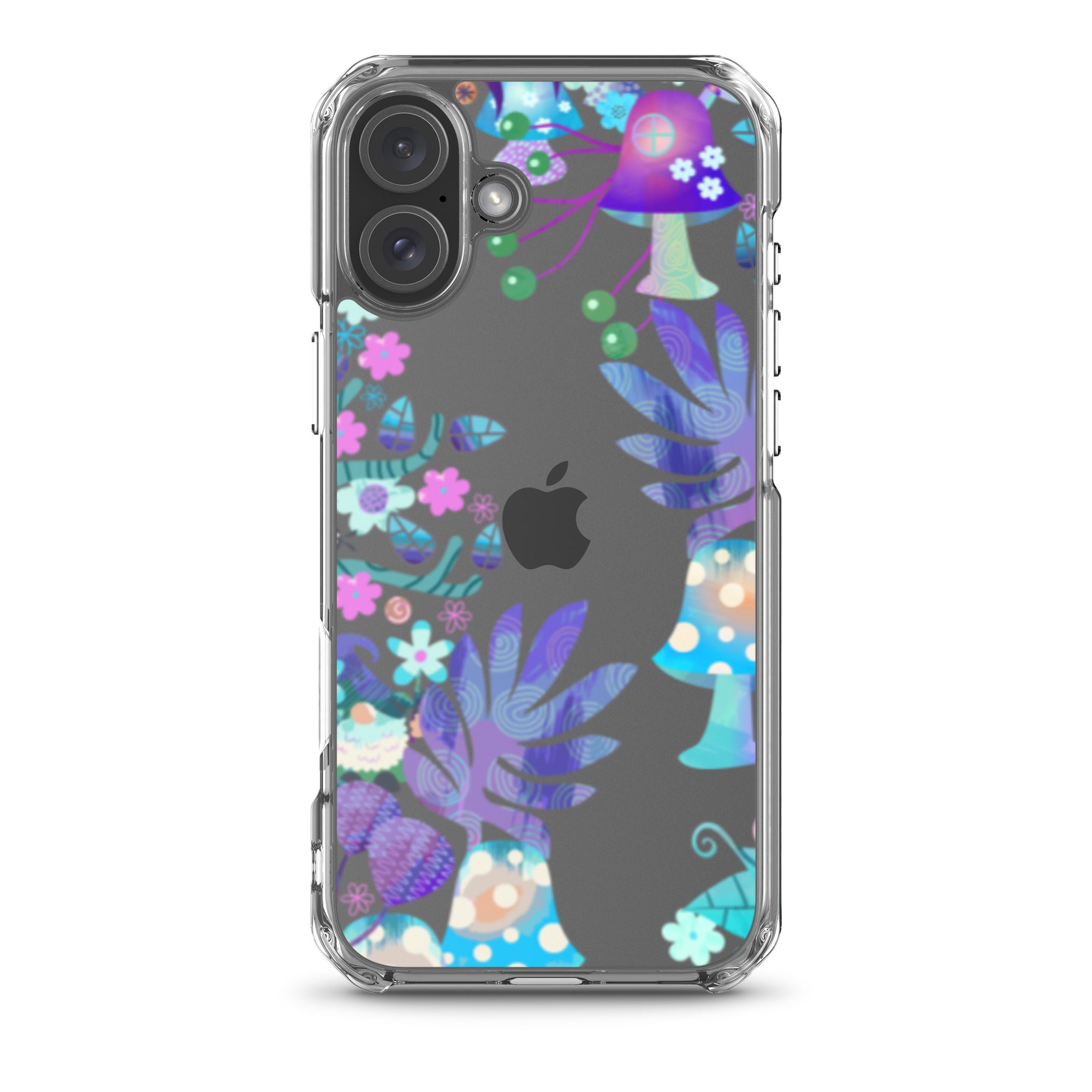 Clear Case for iPhone®- Enchanted Forest Design IV