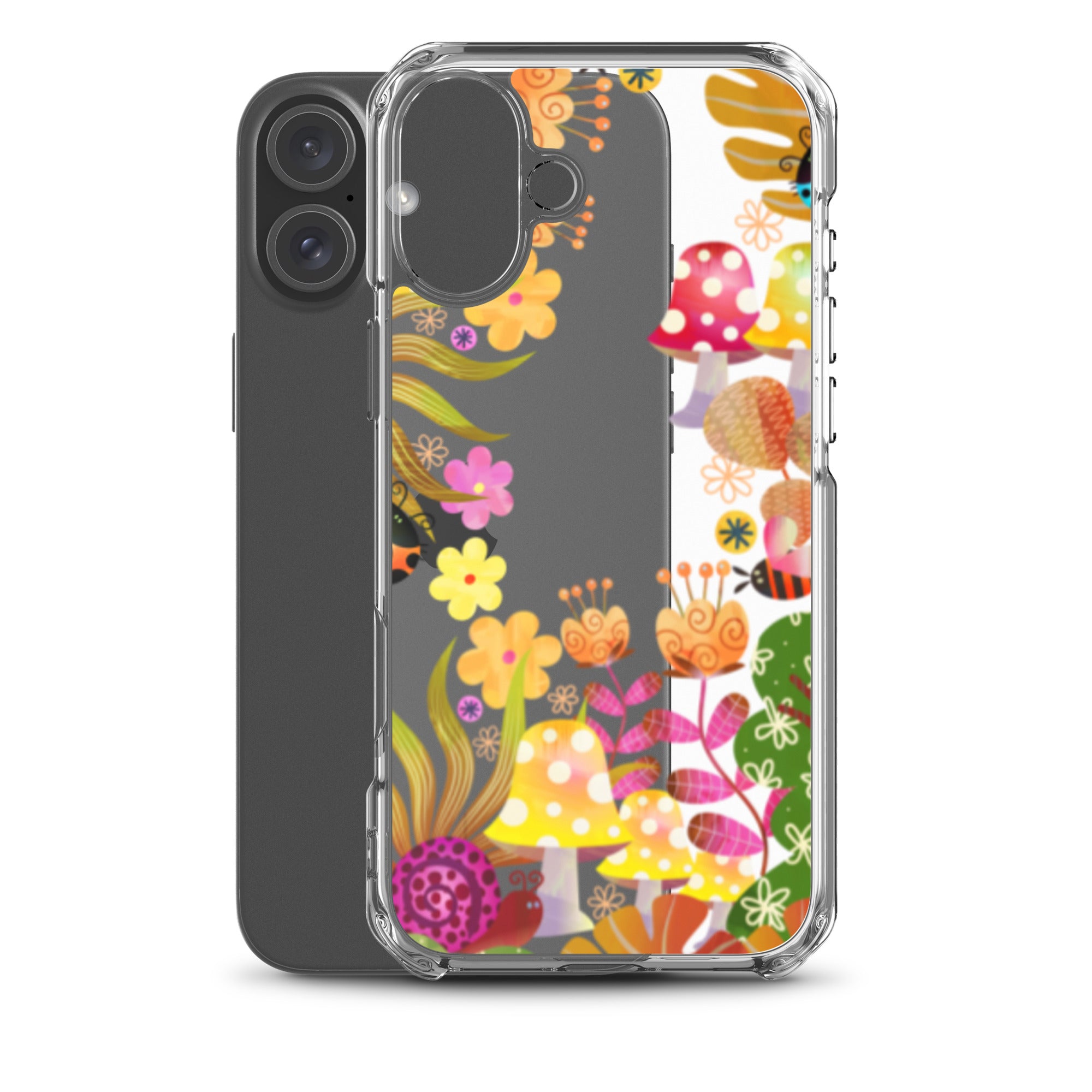 Clear Case for iPhone®- Enchanted Forest Design I