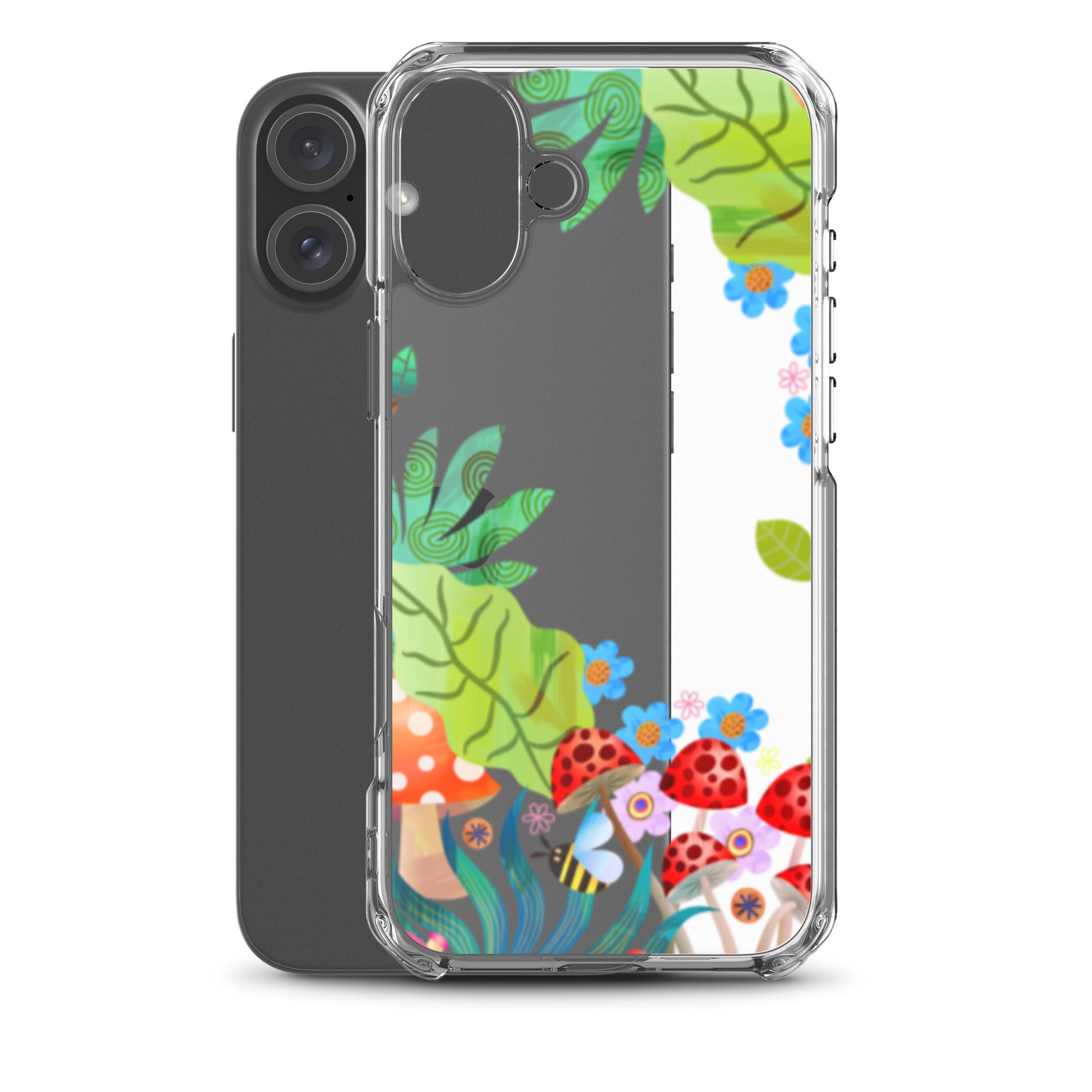 Clear Case for iPhone®- Enchanted Forest Design II