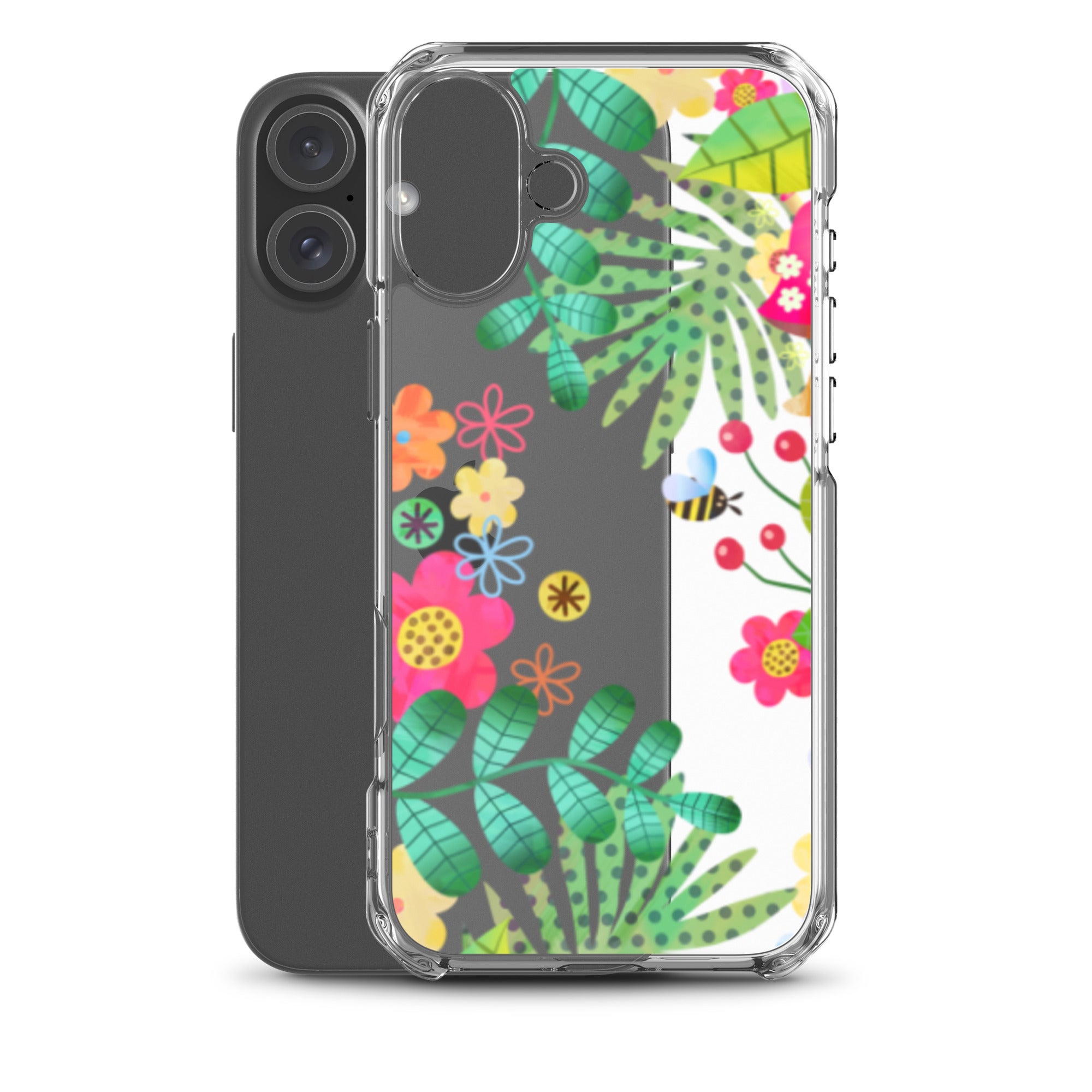 Clear Case for iPhone®- Enchanted Forest Design III