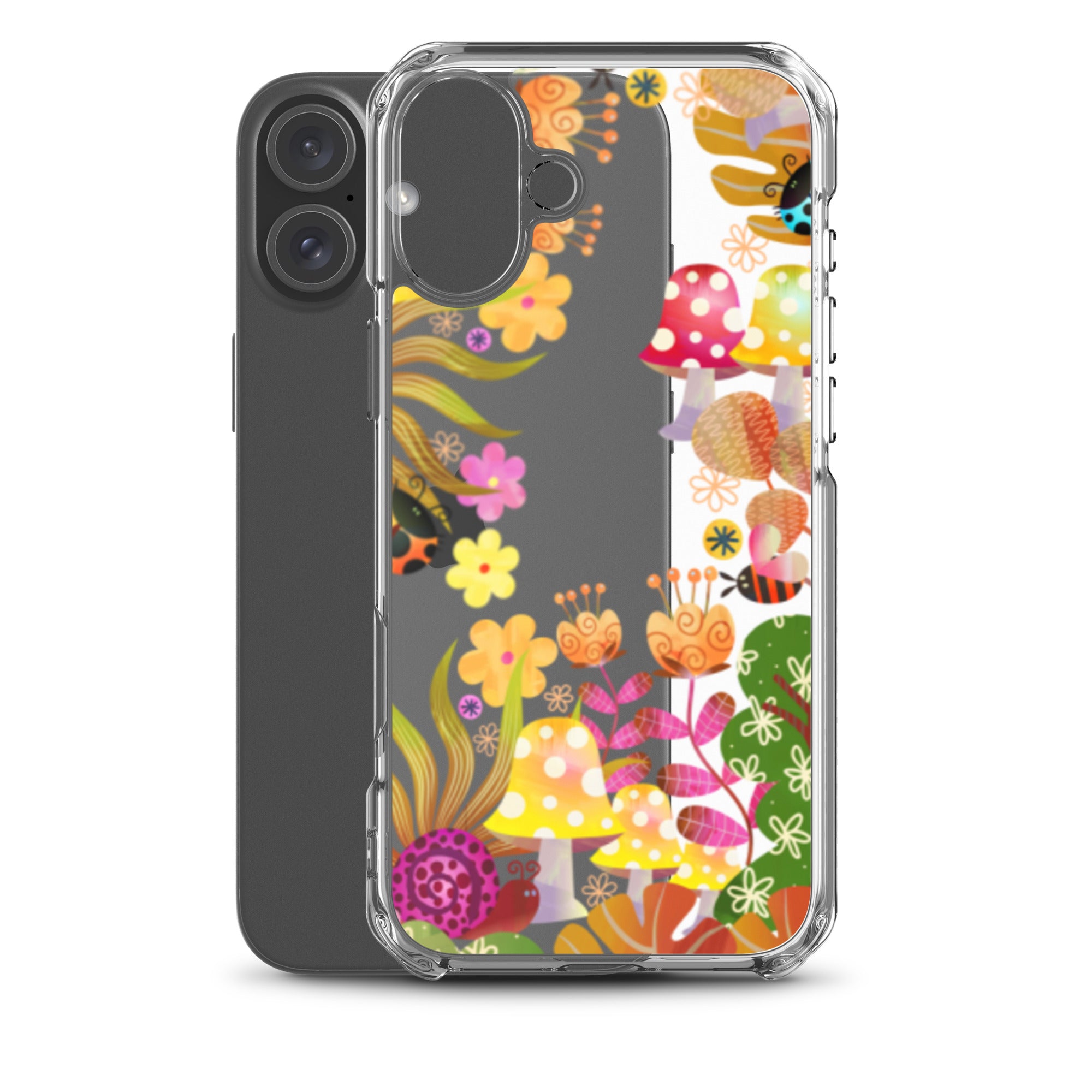 Clear Case for iPhone®- Enchanted Forest Design VI