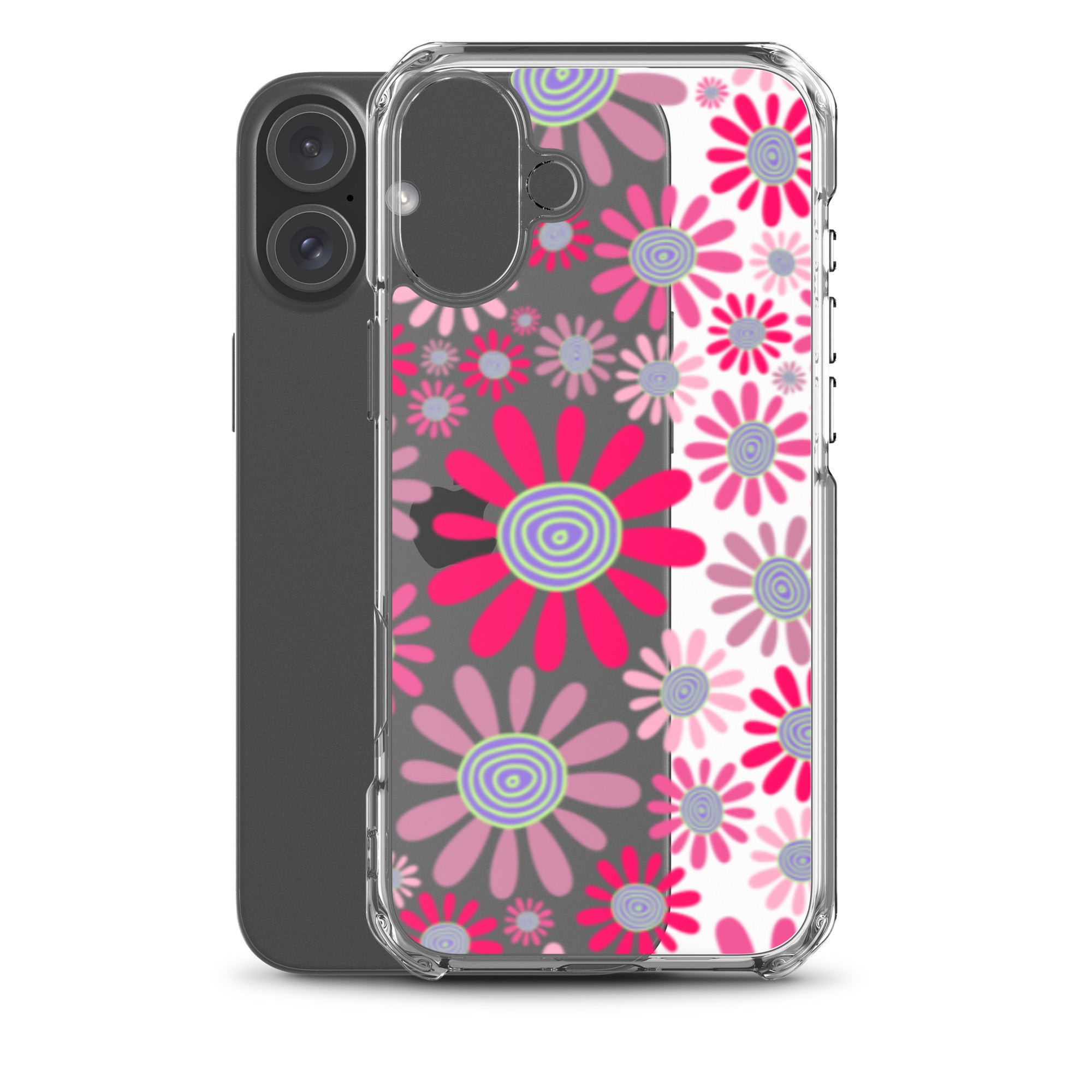 Clear Case for iPhone®- Floral Daisy Design I