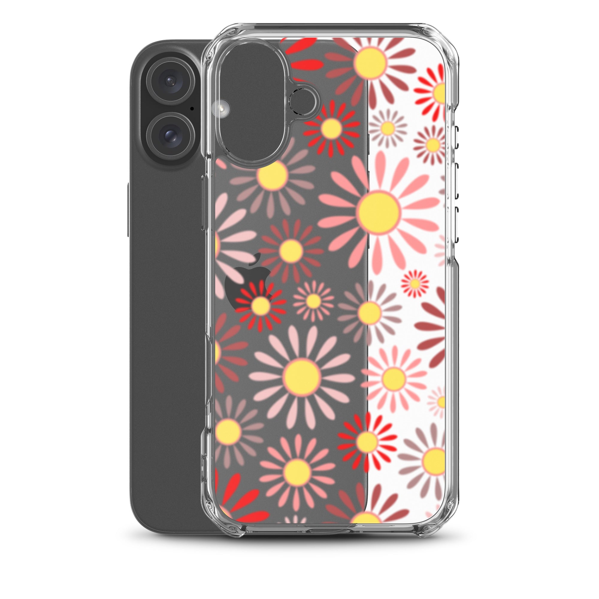 Clear Case for iPhone®- Floral Daisy Design IV