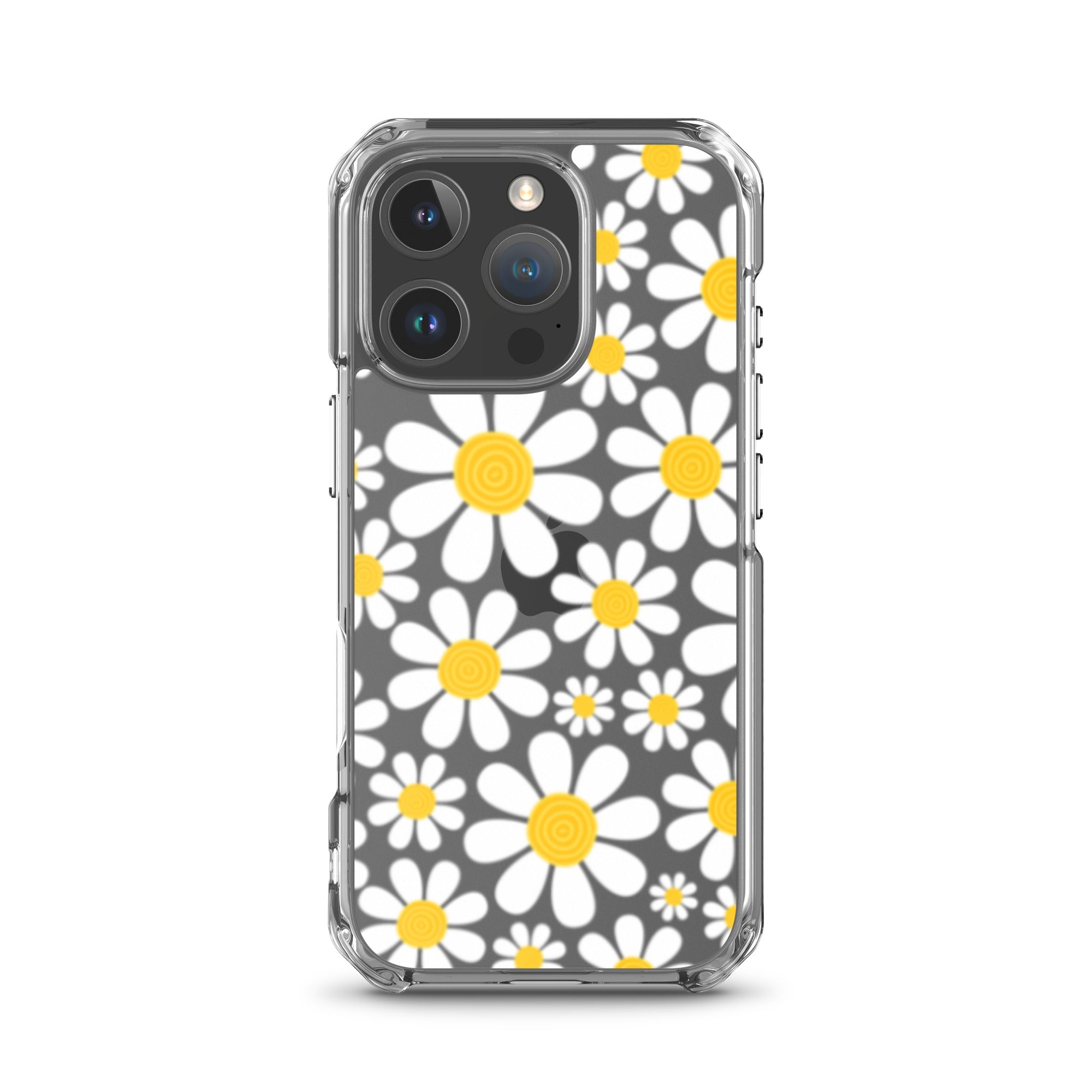 Clear Case for iPhone®- Floral Daisy Design III