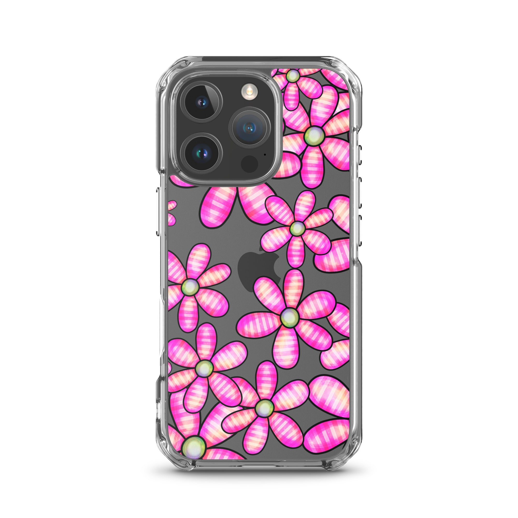 Clear Case for iPhone®- Floral Doodle Design II