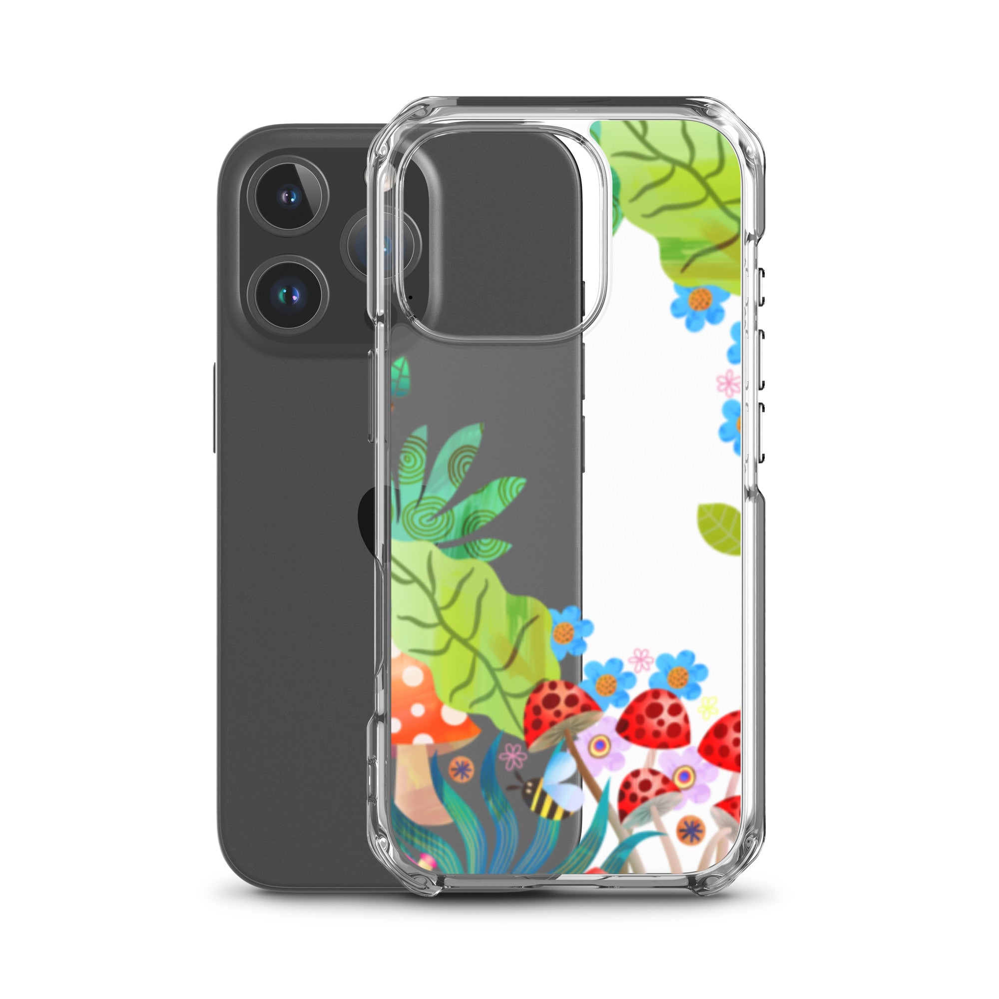 Clear Case for iPhone®- Enchanted Forest Design II