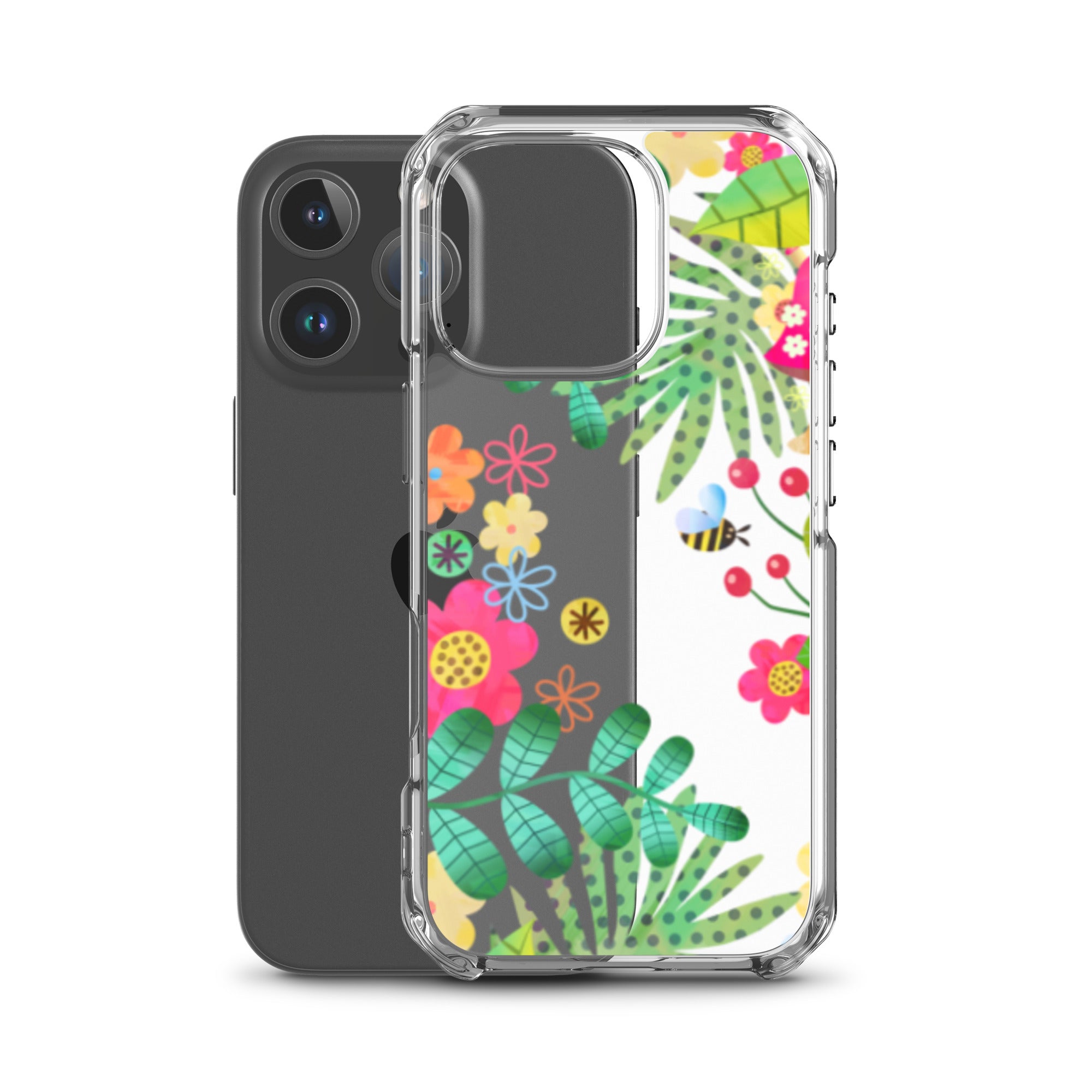 Clear Case for iPhone®- Enchanted Forest Design III