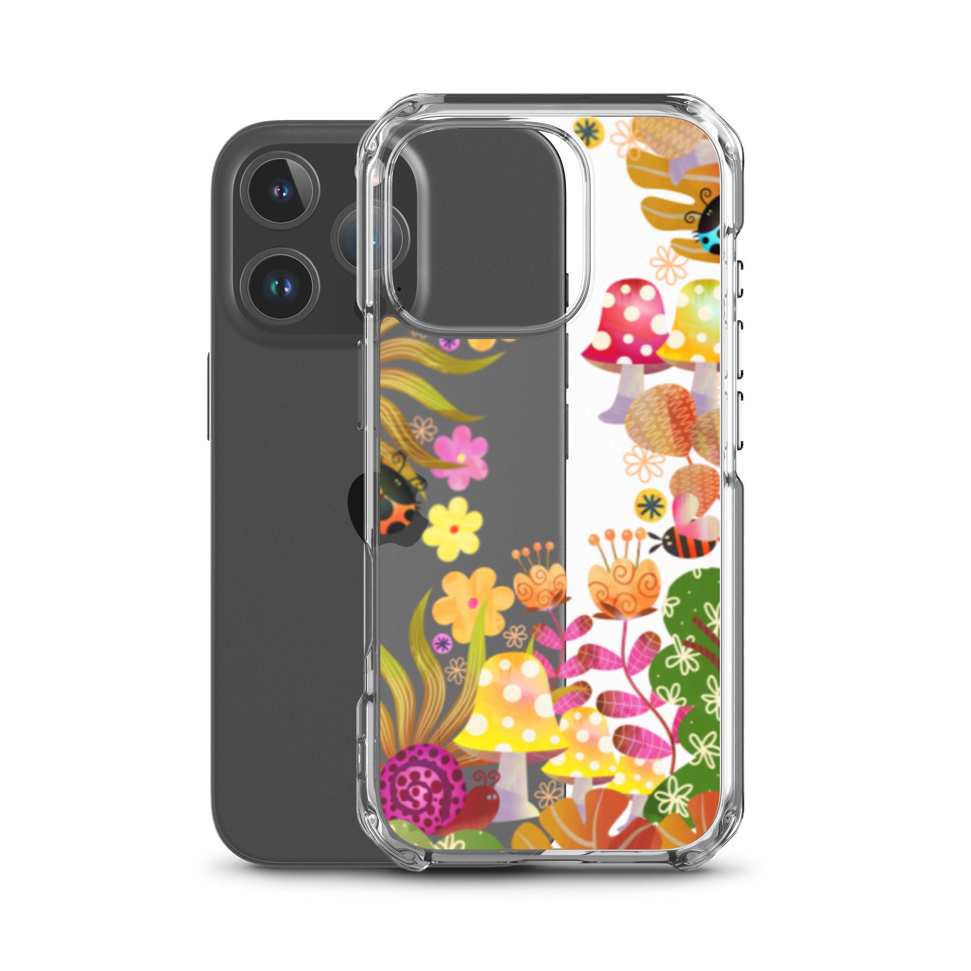 Clear Case for iPhone®- Enchanted Forest Design VI