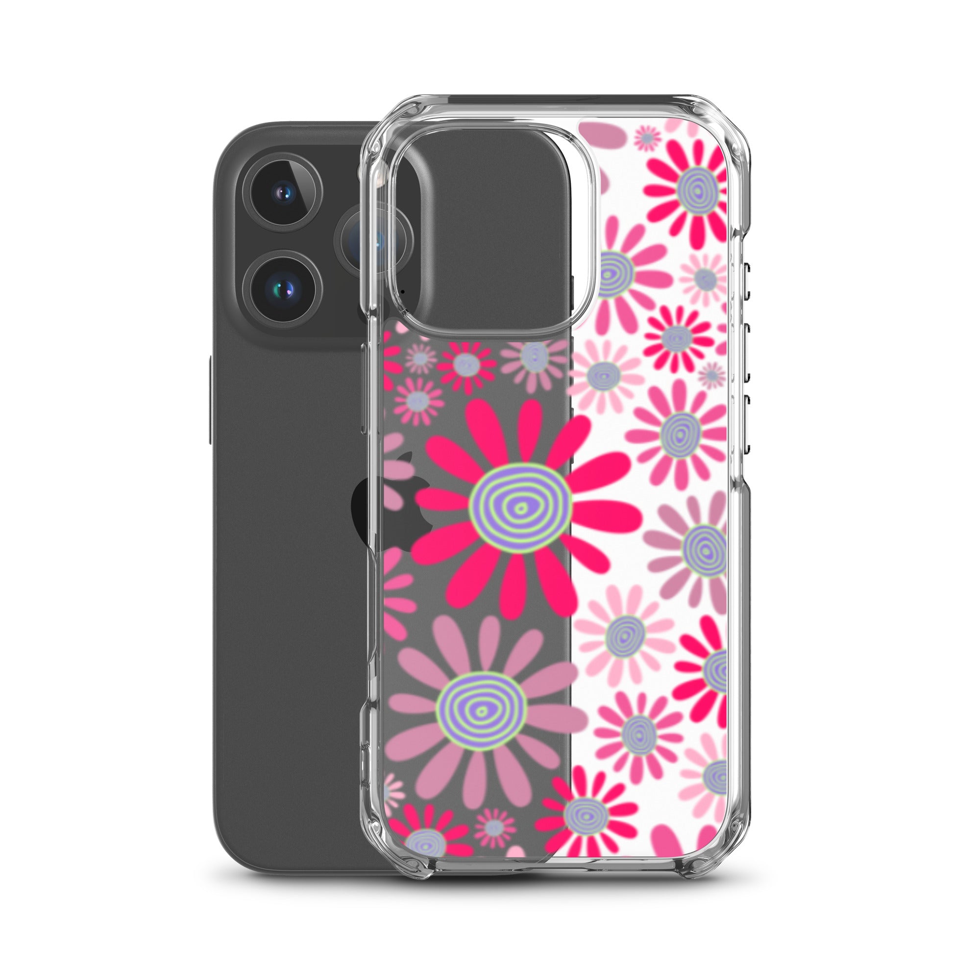 Clear Case for iPhone®- Floral Daisy Design I