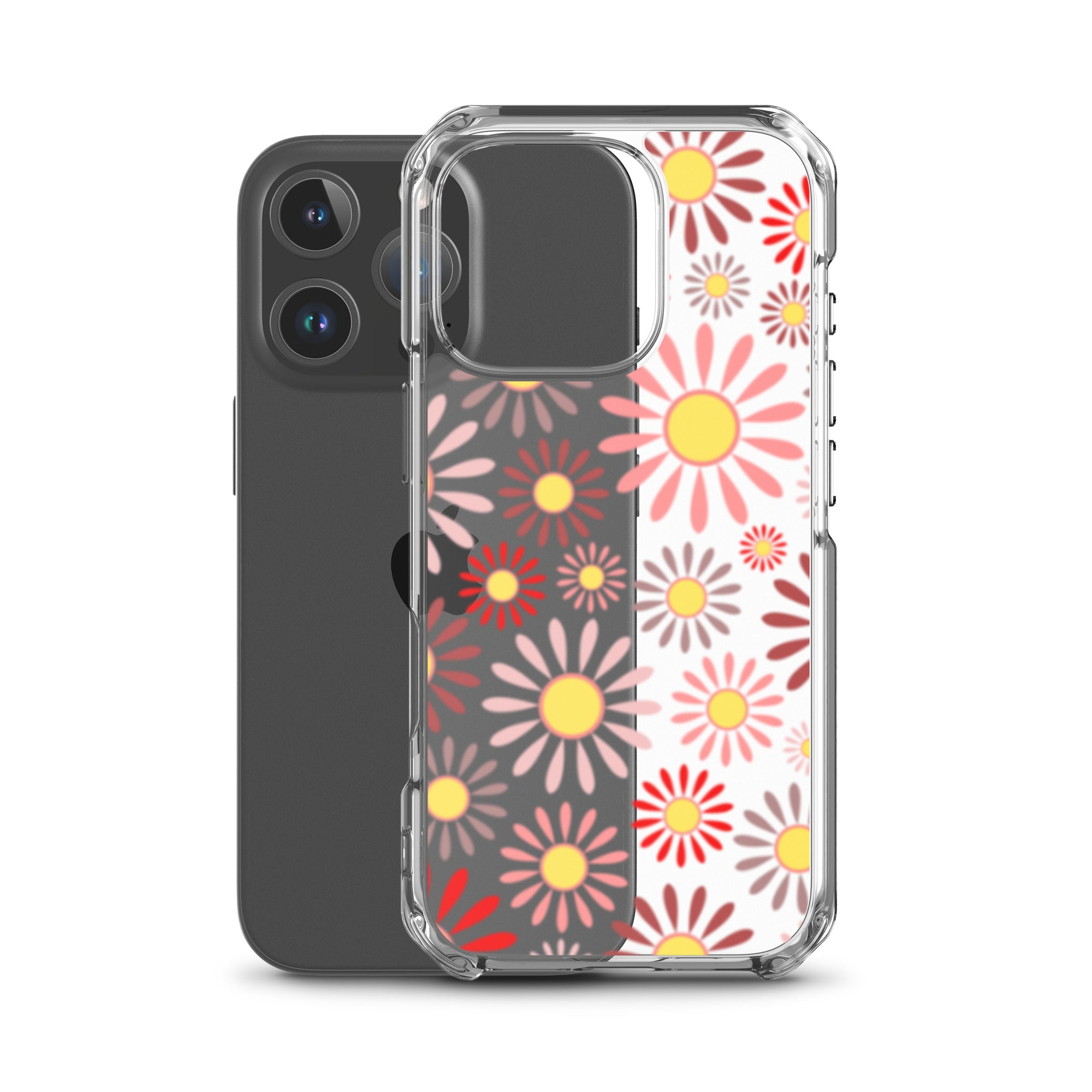 Clear Case for iPhone®- Floral Daisy Design IV