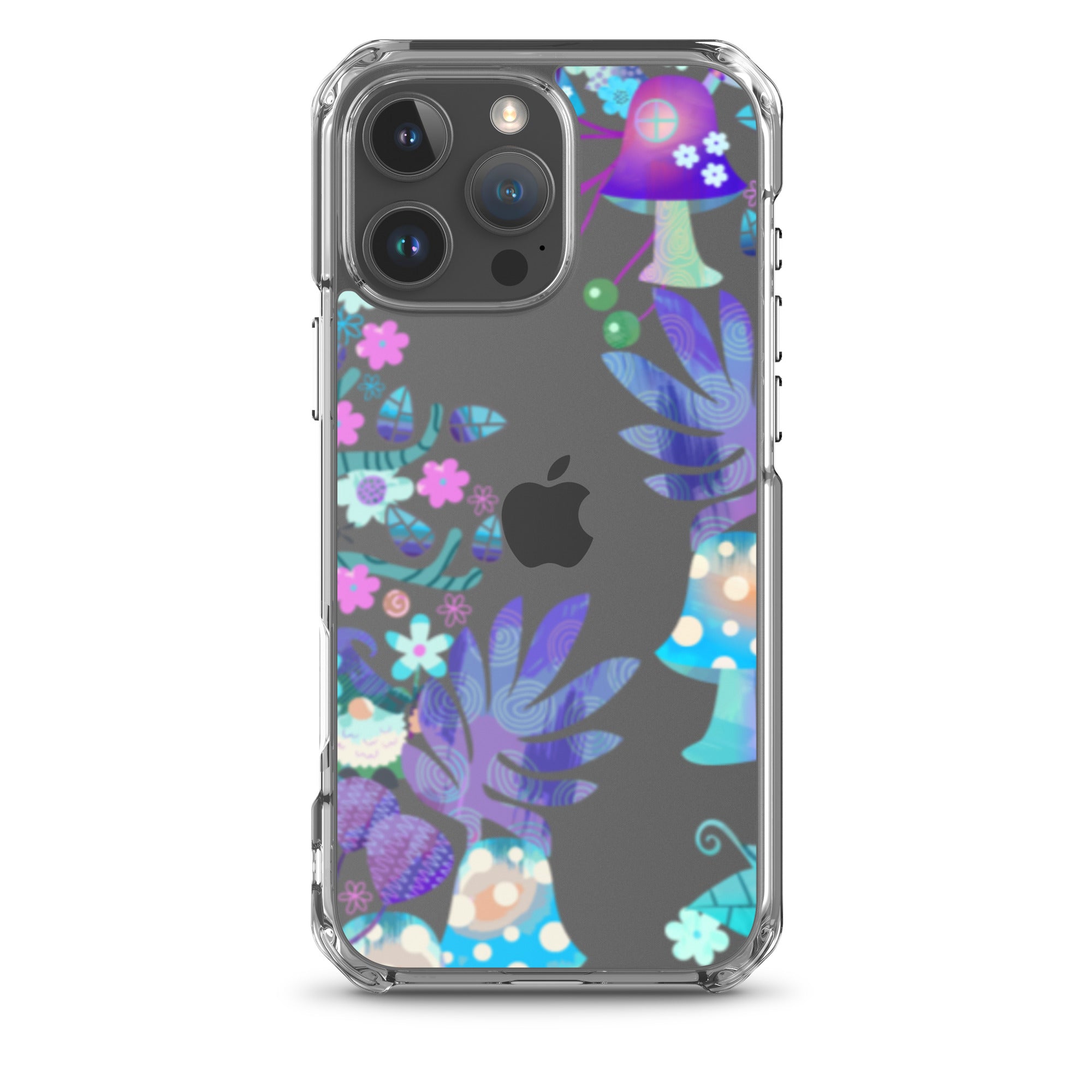 Clear Case for iPhone®- Enchanted Forest Design IV