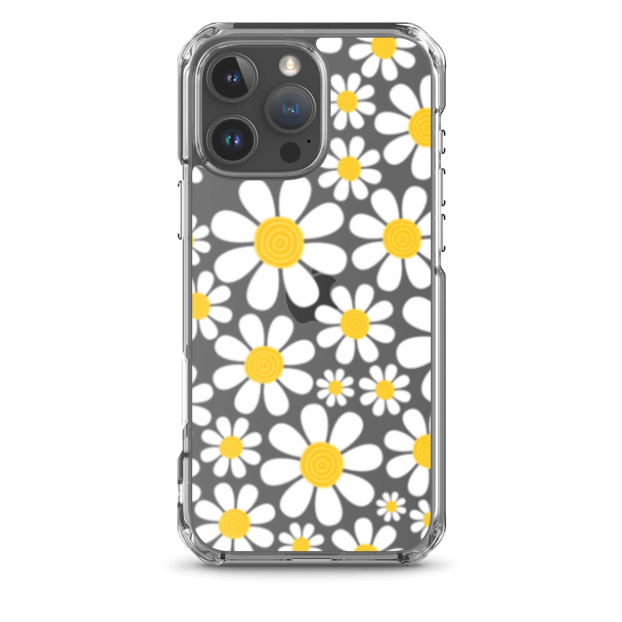 Clear Case for iPhone®- Floral Daisy Design III