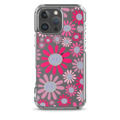 Clear Case for iPhone®- Floral Daisy Design I