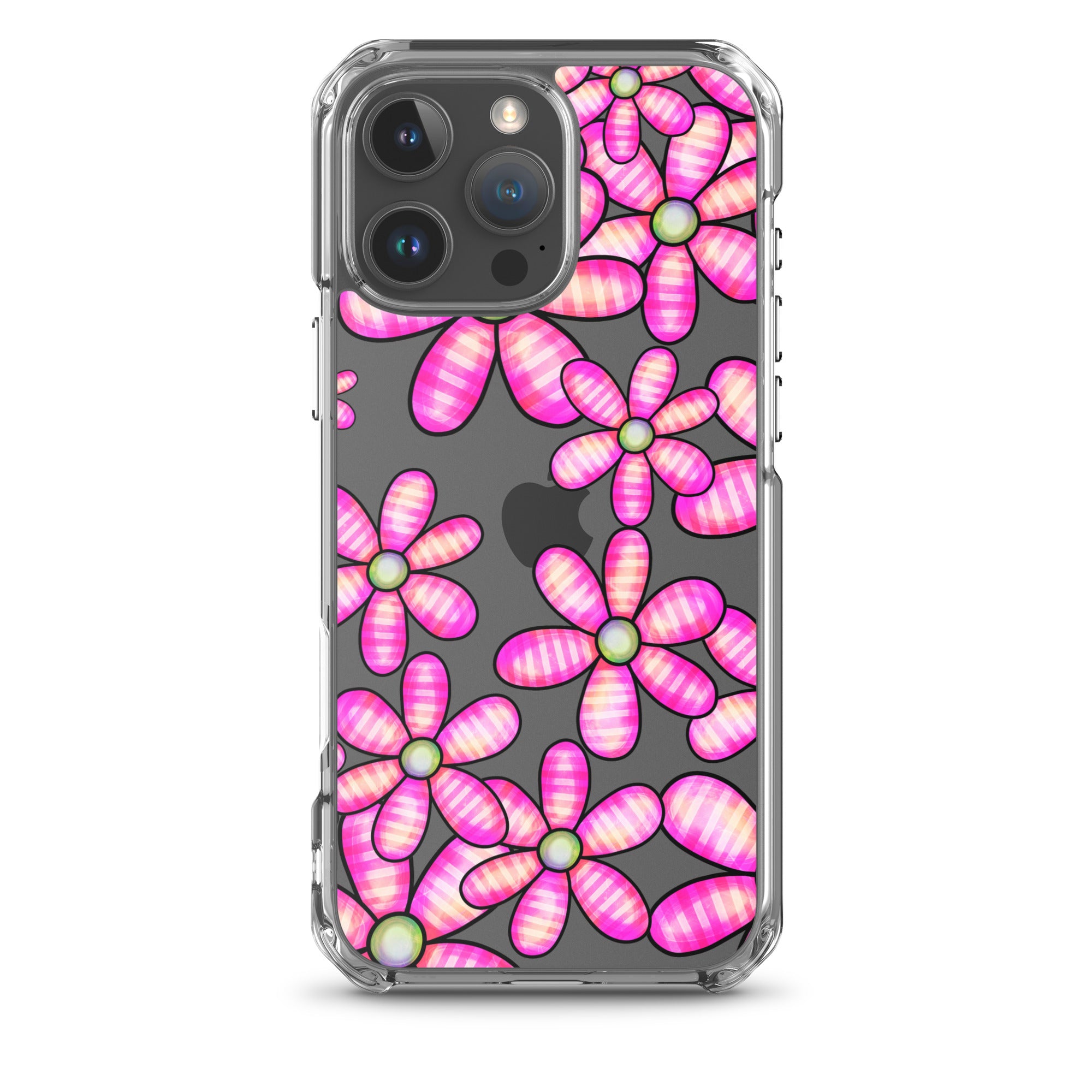 Clear Case for iPhone®- Floral Doodle Design II