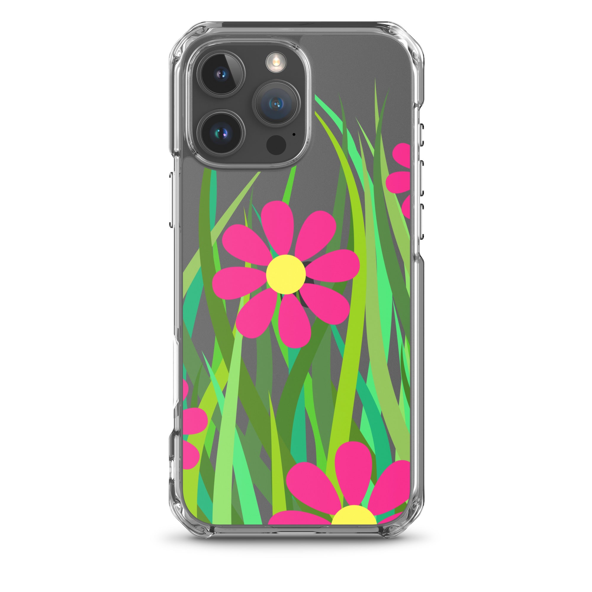 Clear Case for iPhone®- Floral Hedge Design I