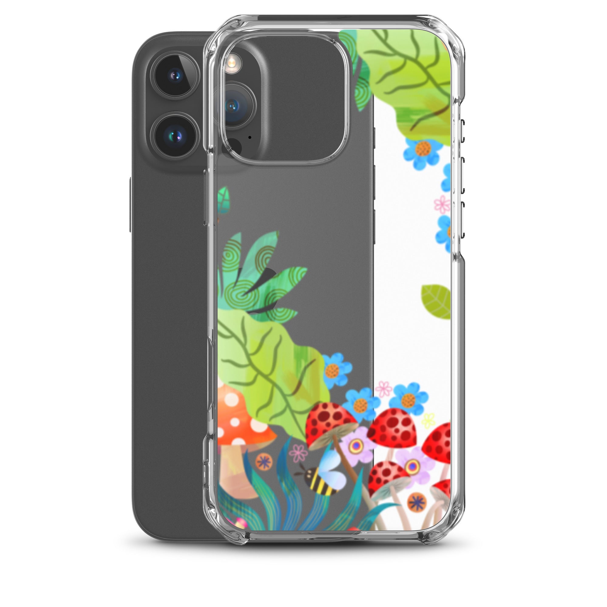 Clear Case for iPhone®- Enchanted Forest Design II