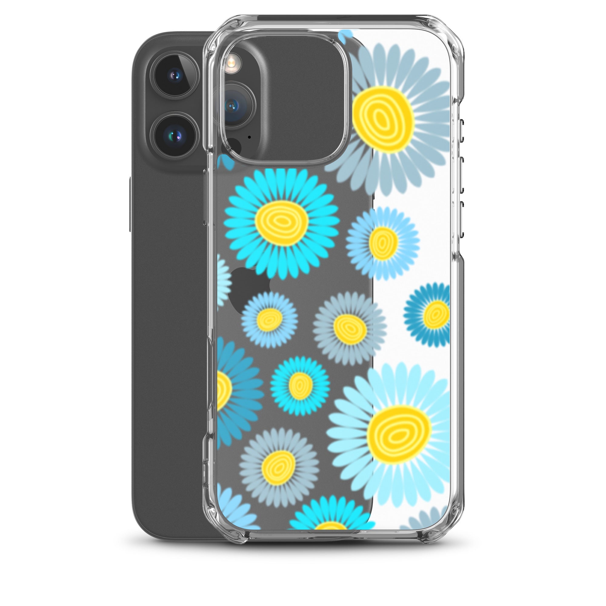 Clear Case for iPhone®- Floral Daisy Design II