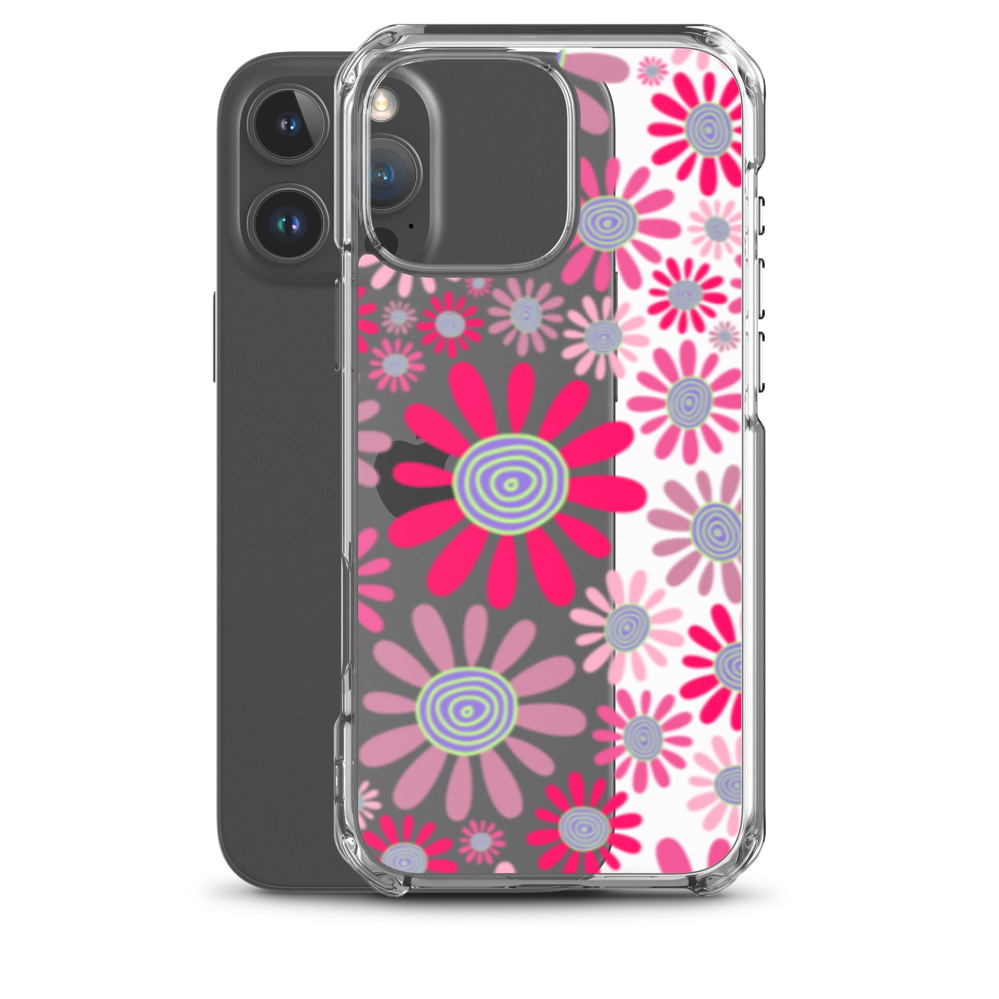 Clear Case for iPhone®- Floral Daisy Design I